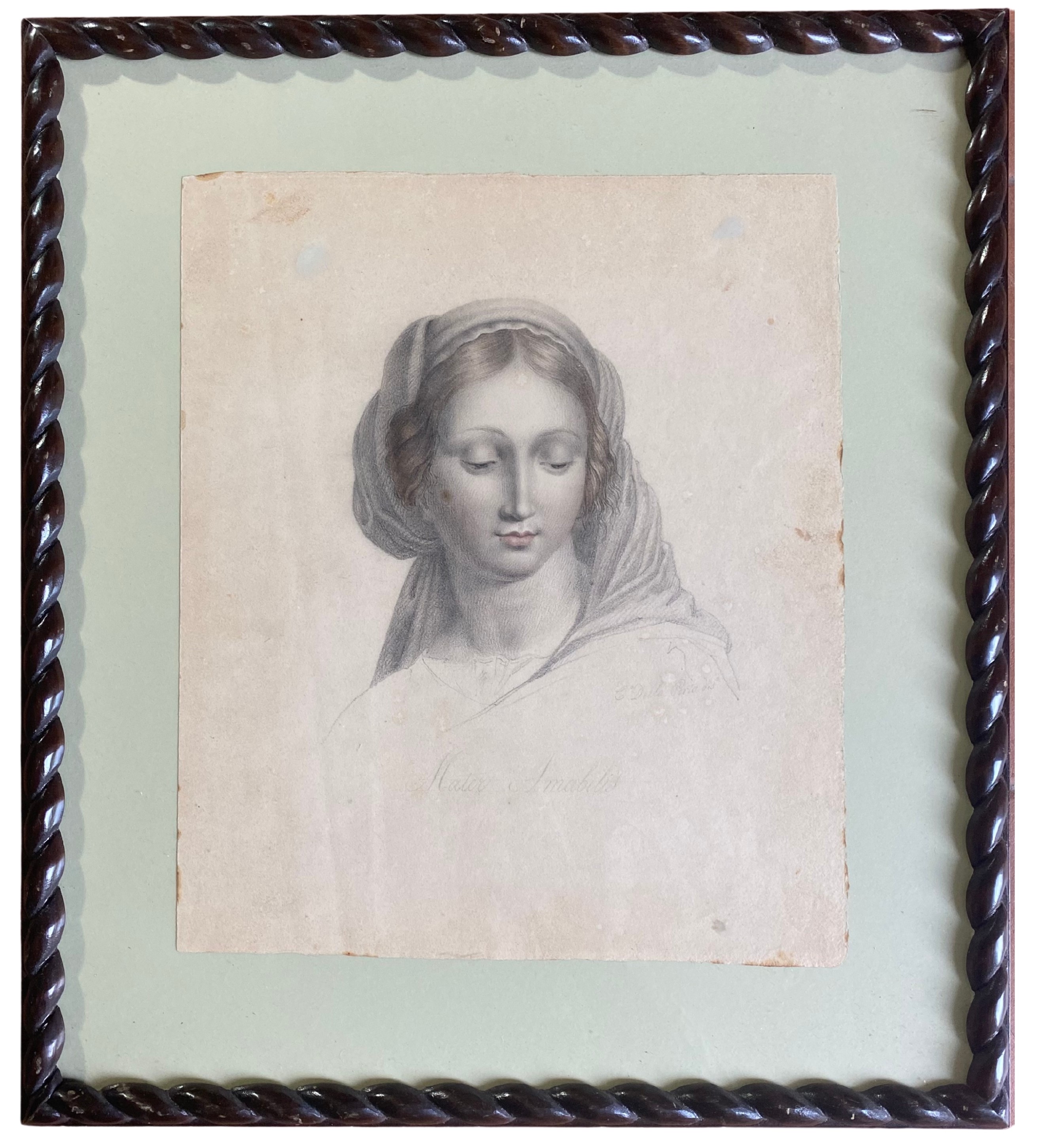 Carlo della Porta - Studio per Volto di Madonna