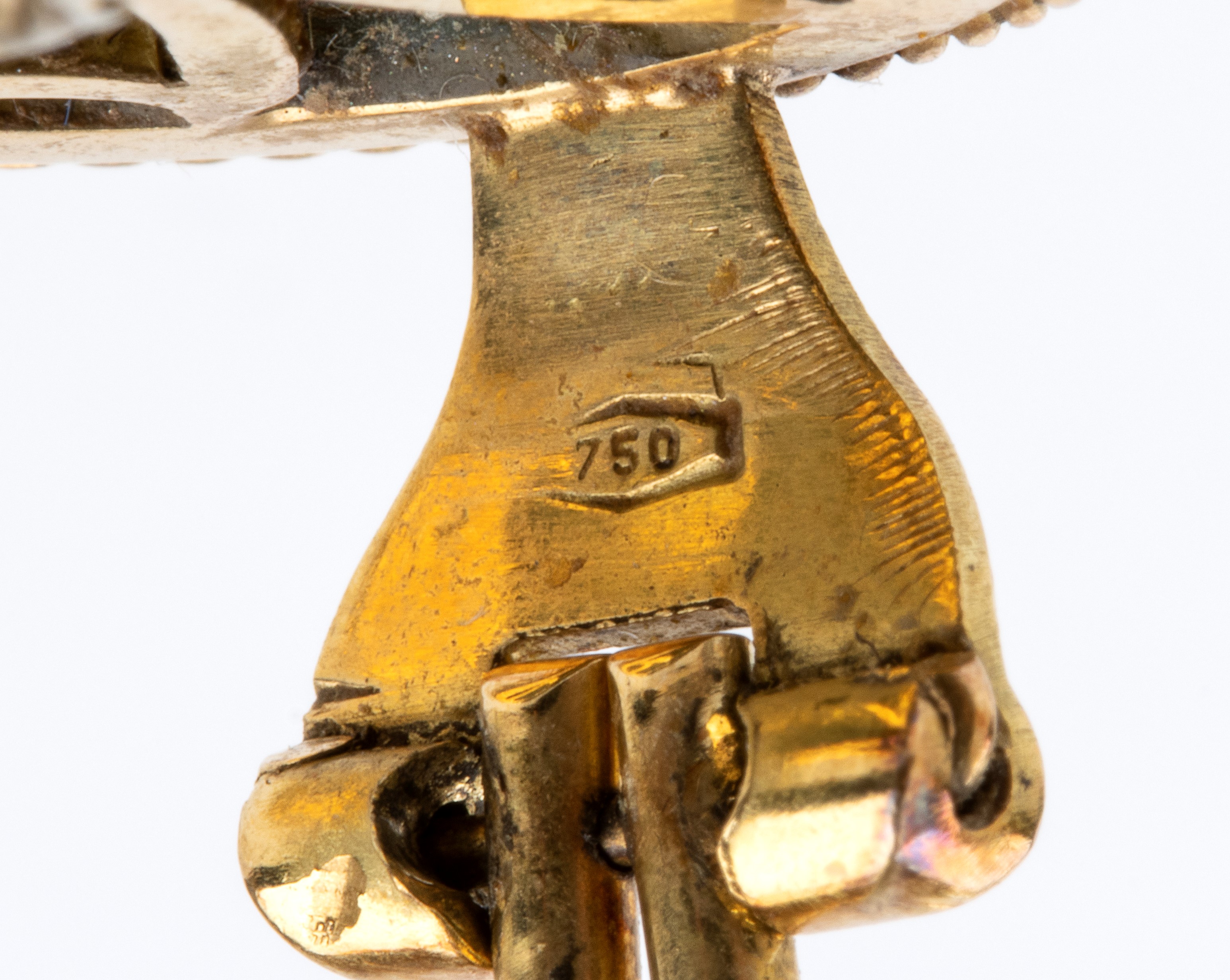 Orecchini in oro e malachite