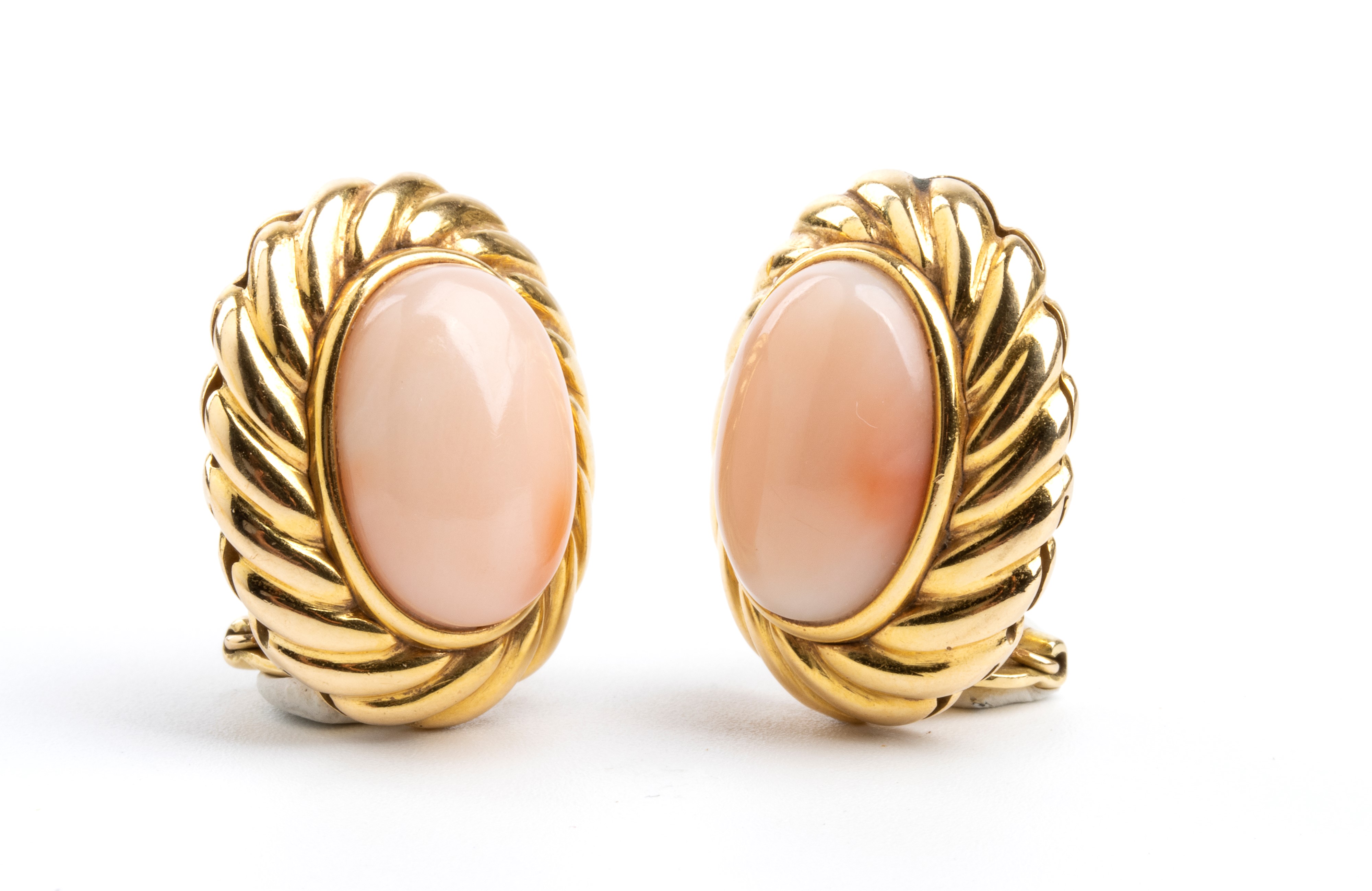 Orecchini in oro con corallo Deep Sea