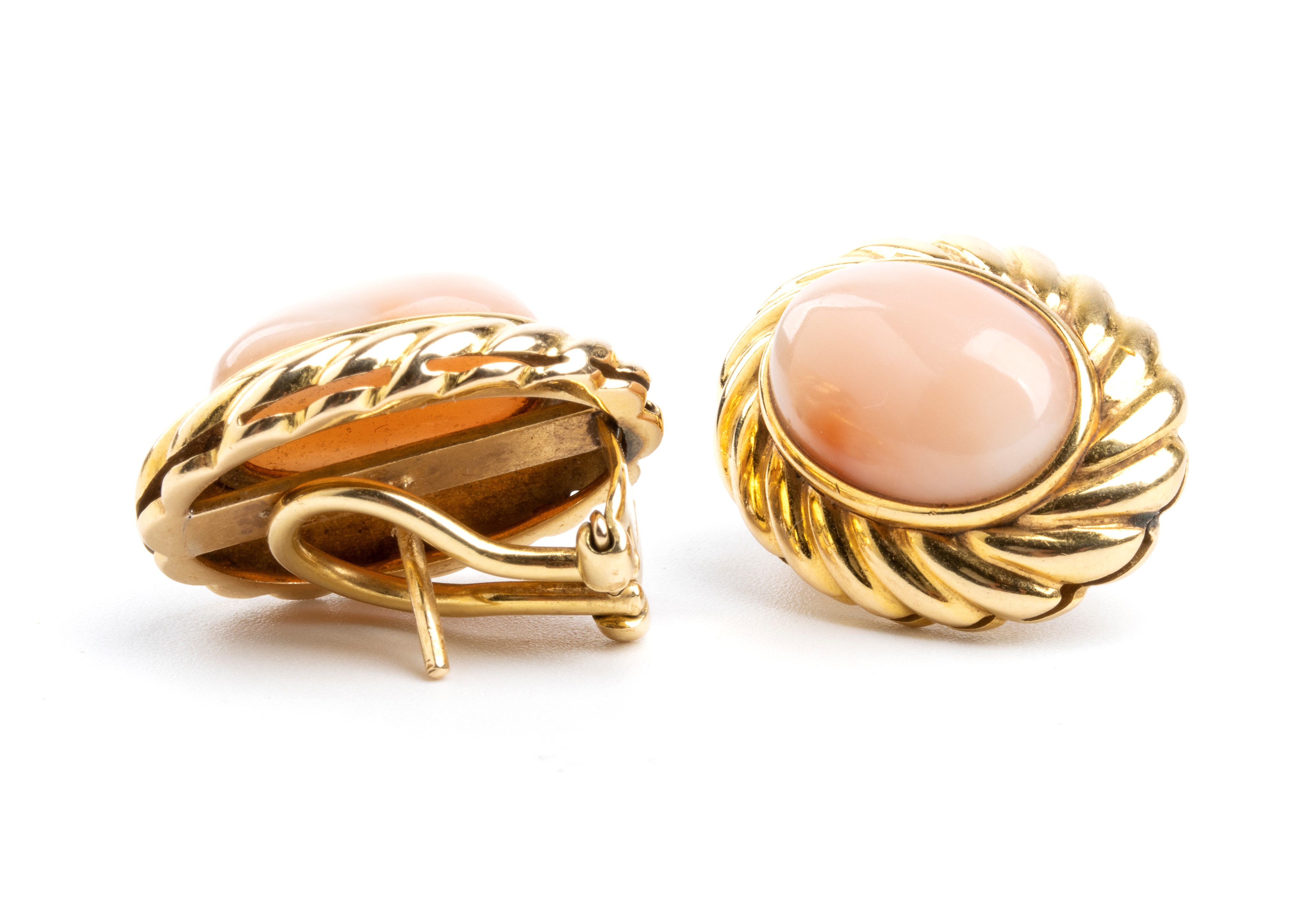 Orecchini in oro con corallo Deep Sea