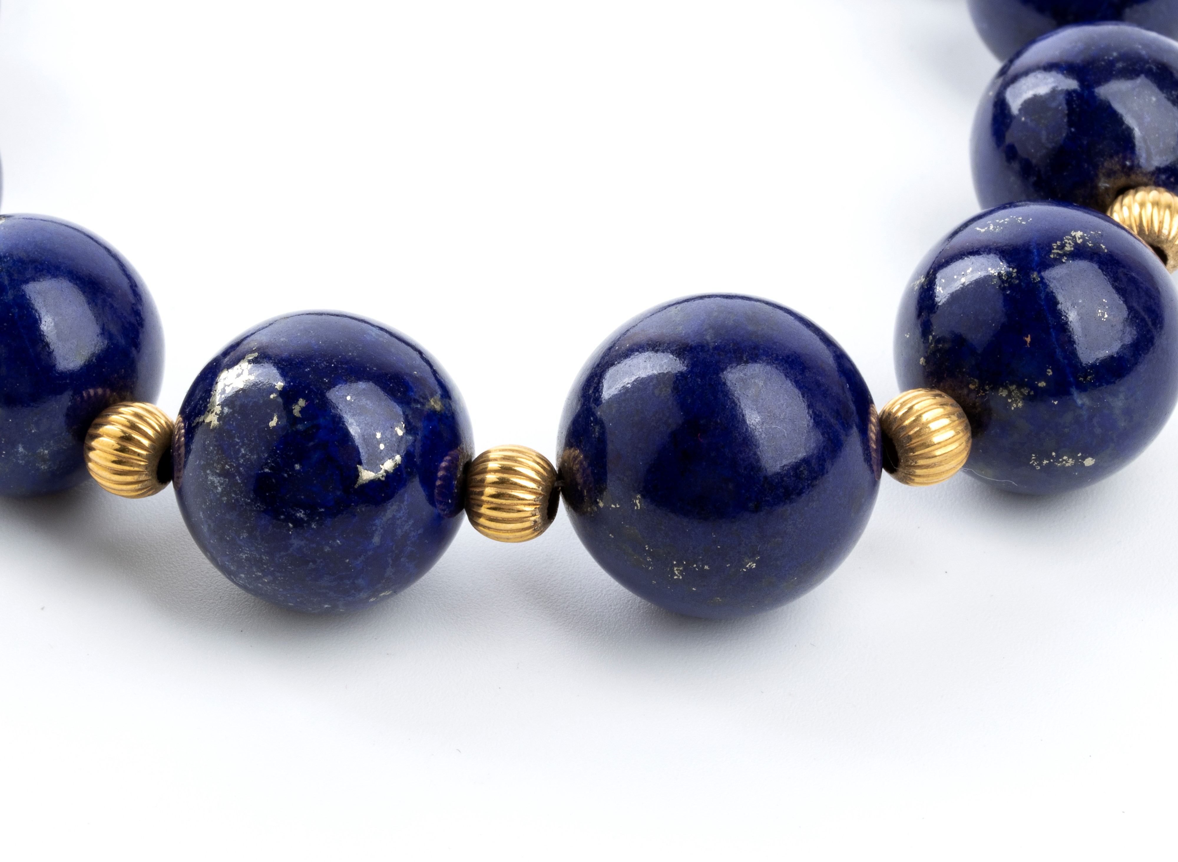 Girocollo in oro e lapislazzuli