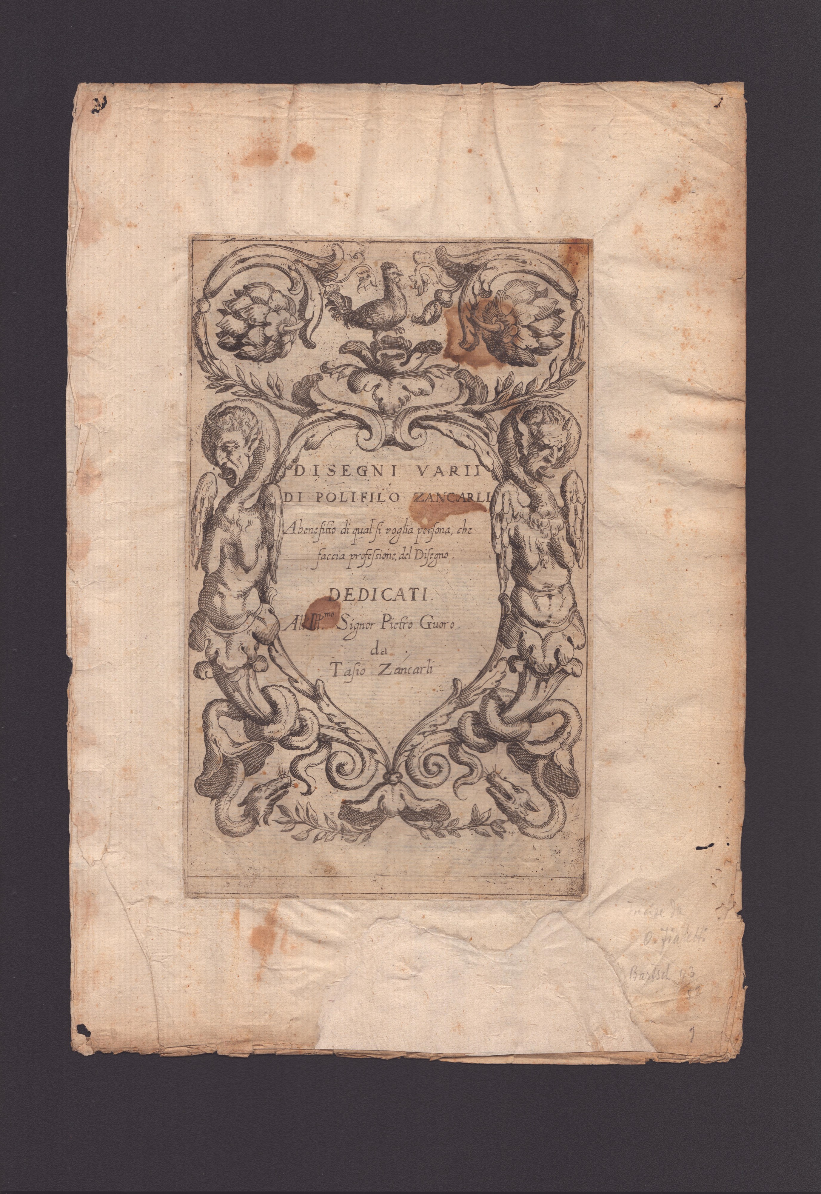 Odoardo Fialetti - Disegni Varii di Polifilo Zancarli