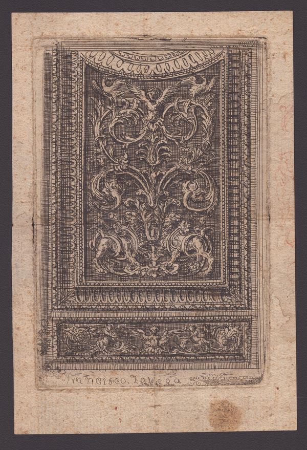 Francisco Preciado De La Vega - Ornamental panel