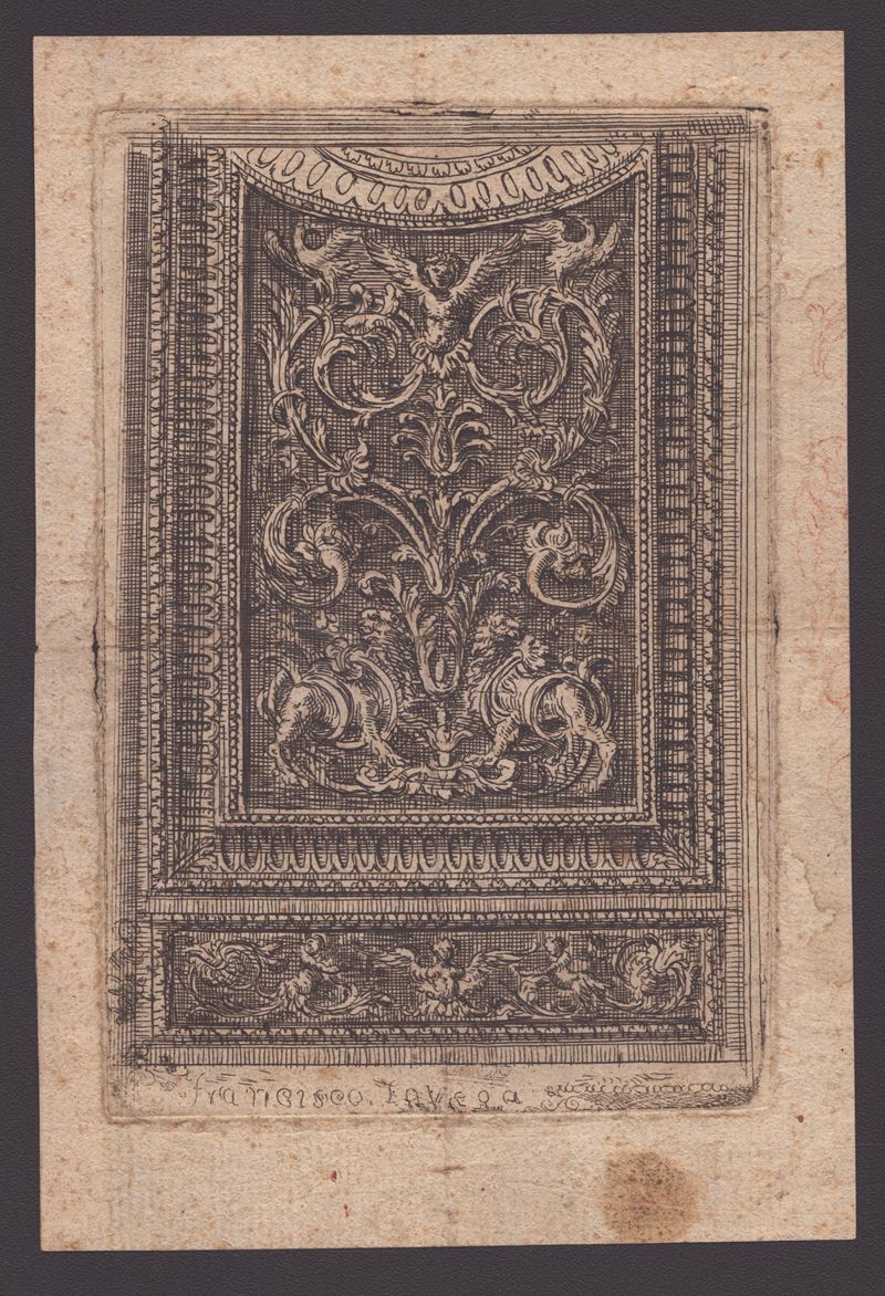 Francisco Preciado De la Vega - Panello Ornamentale