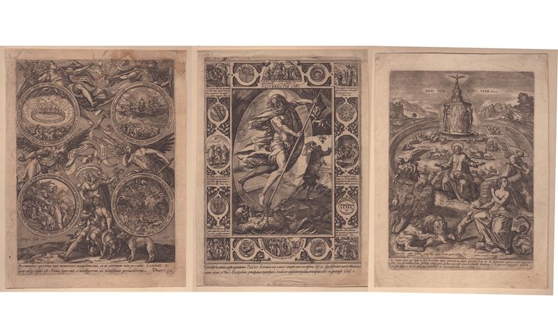 Hendrik Goltzius - Resurrezione di Cristo | Allegoria della Prudenza | Ego Sum Fons Vitae