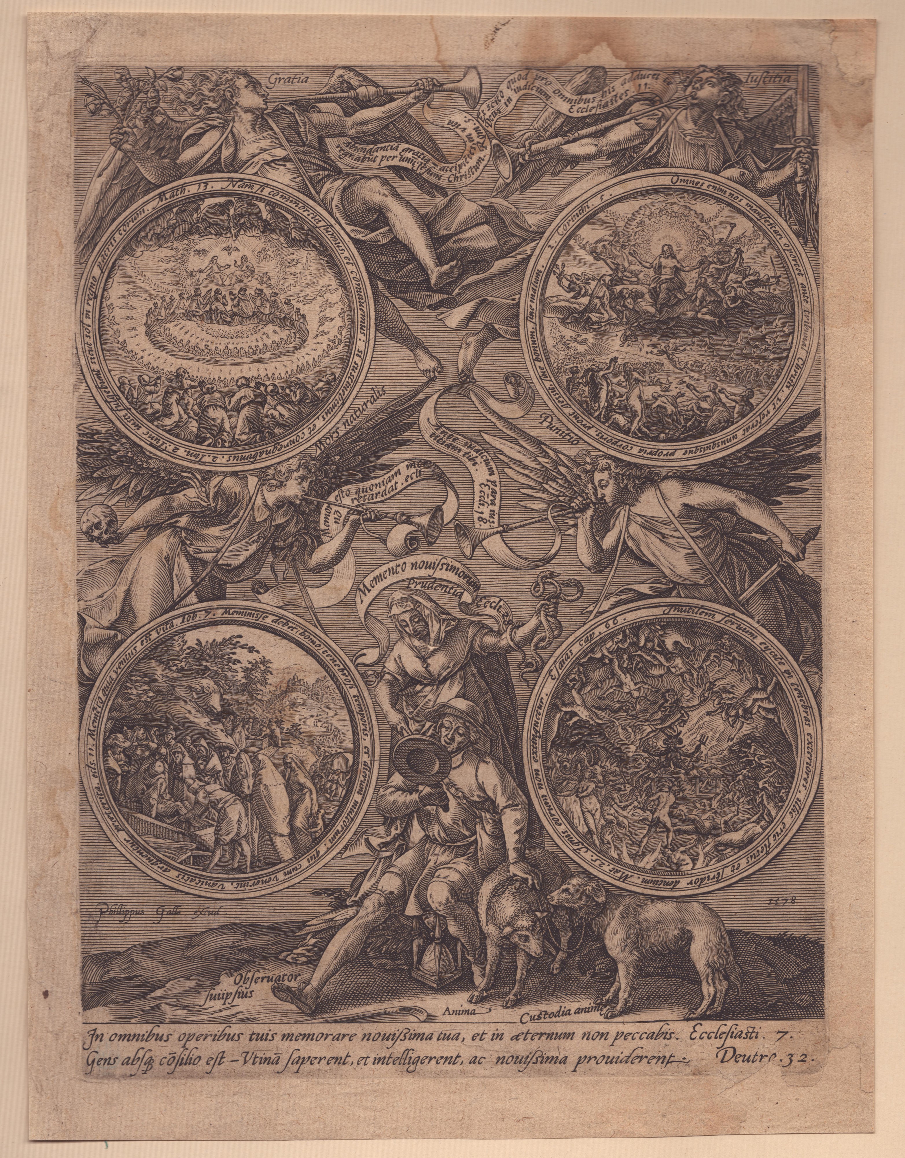Hendrik Goltzius - Resurrezione di Cristo | Allegoria della Prudenza | Ego Sum Fons Vitae