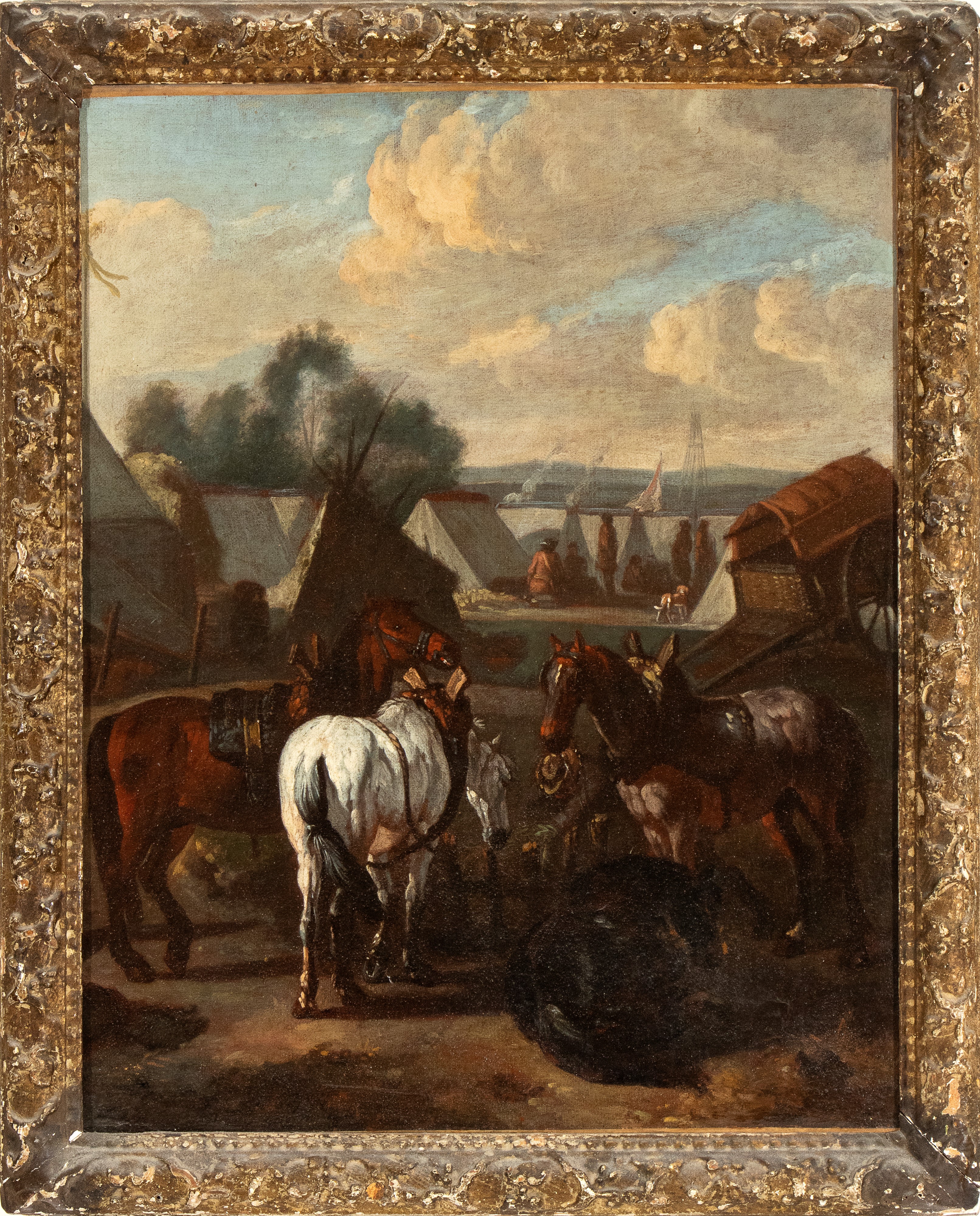 Pieter Van Bloemen lo Stendardo - Accampamento Militare