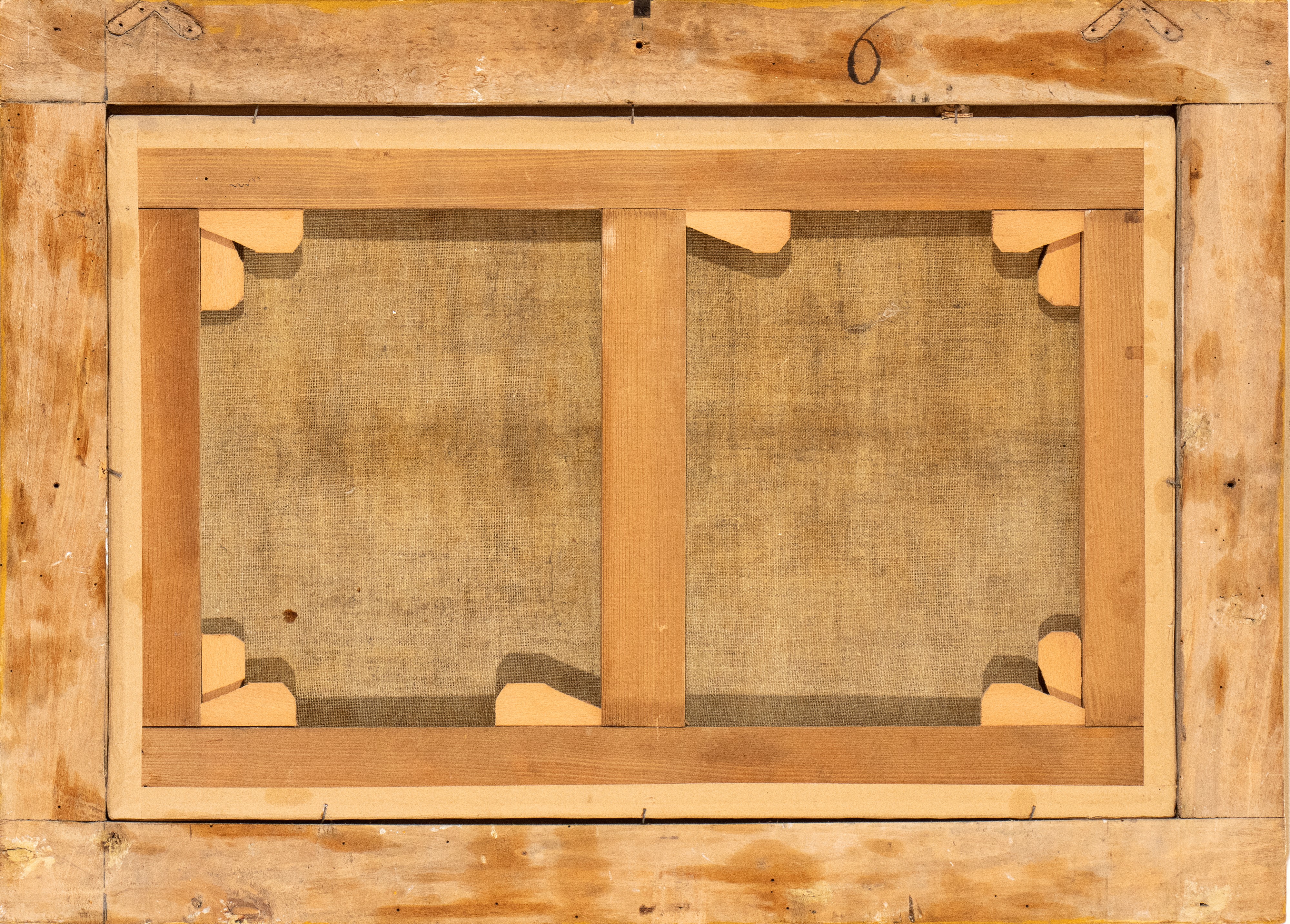 Paesaggio con torrione circolare e figure