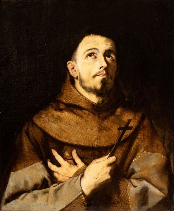 Jusepe de Ribera - Saint Francis praying