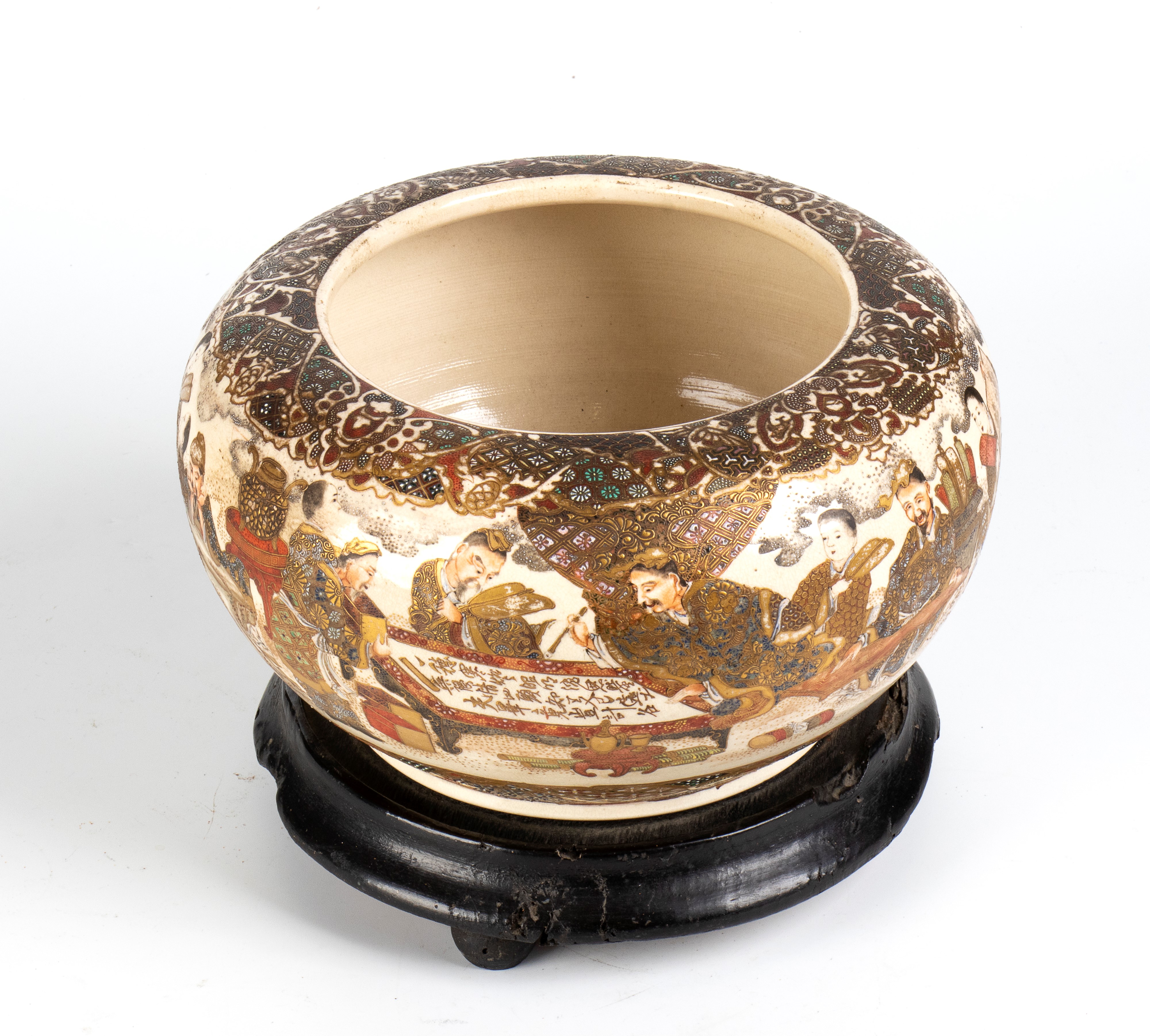 Piccolo bruciaincenso “koro” in ceramica Satsuma