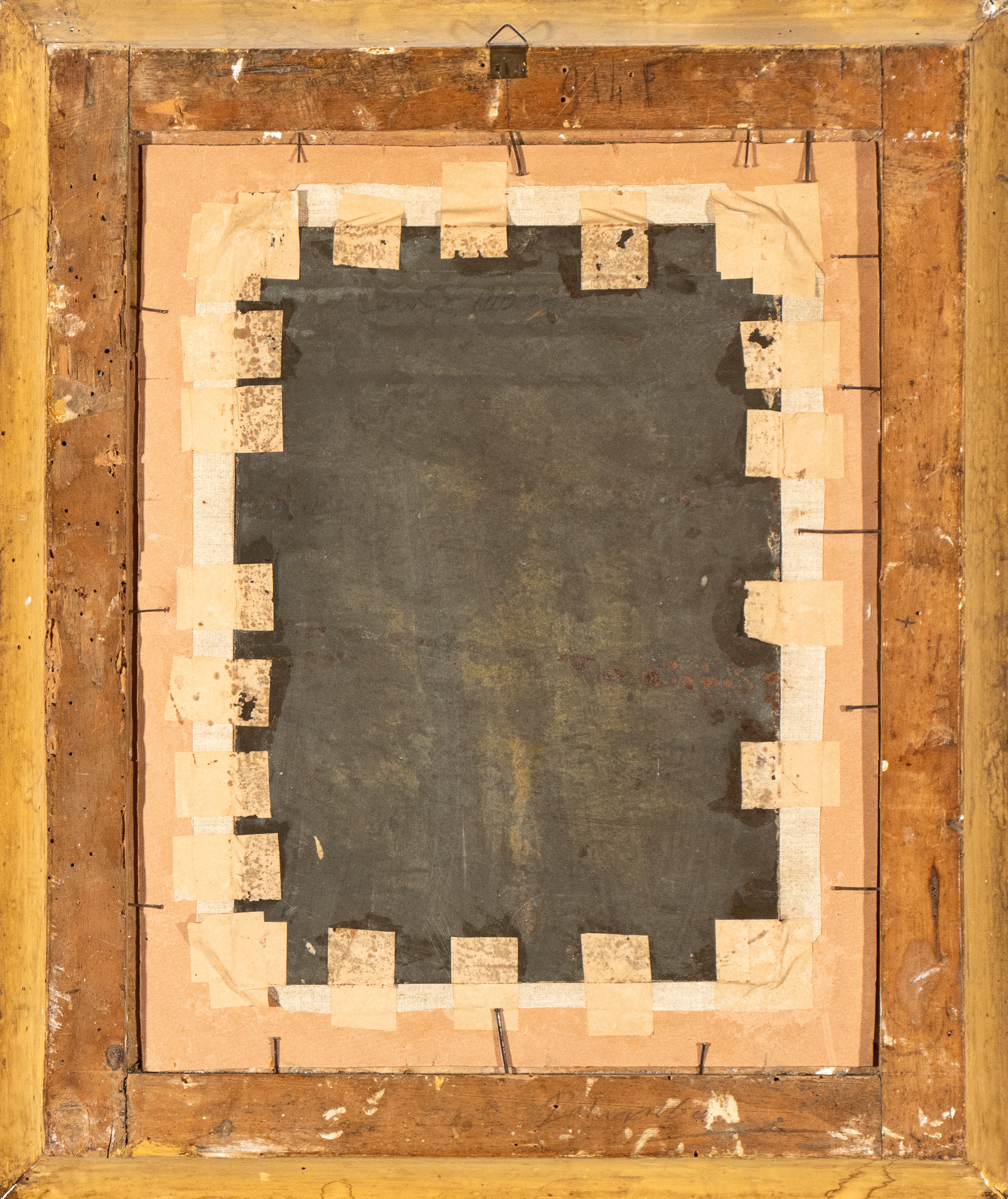 Scuola Romana, Fine XVIII - Inizio XIX Secolo - Paesaggio con Rovine e Monaco che Legge