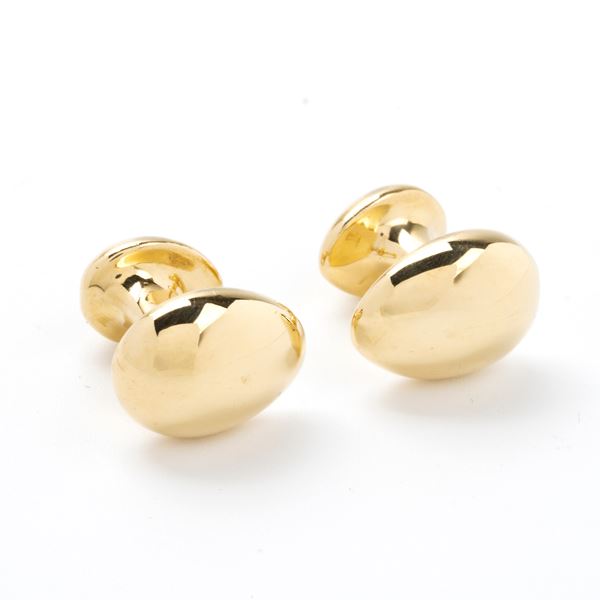 TIFFANY &amp; CO.&#174; - Set of gold cufflinks