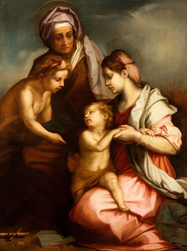 Andrea del Sarto - Holy Family with Saint Anne and Saint John