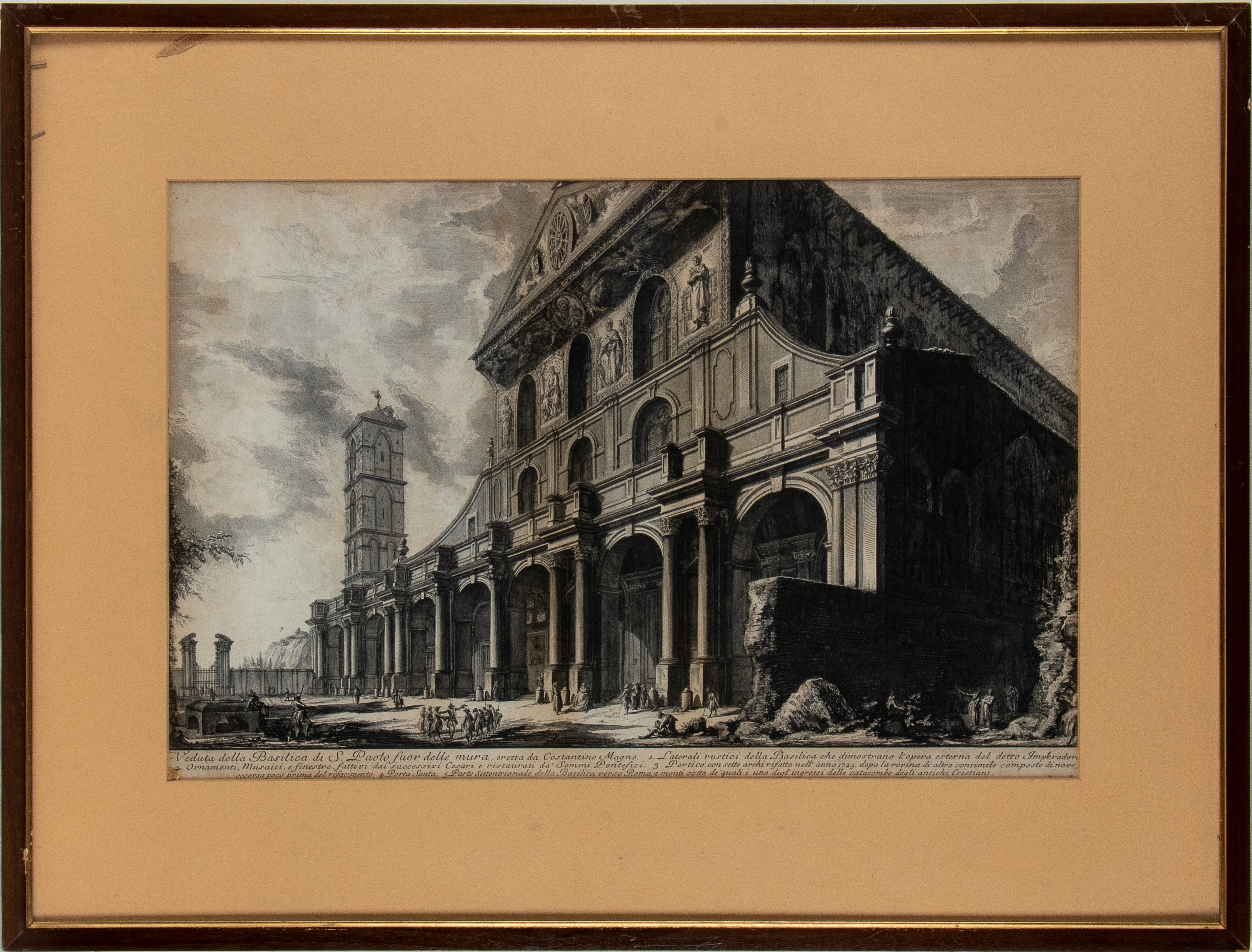 Veduta della Basilica di S. Paolofuor delle Mura