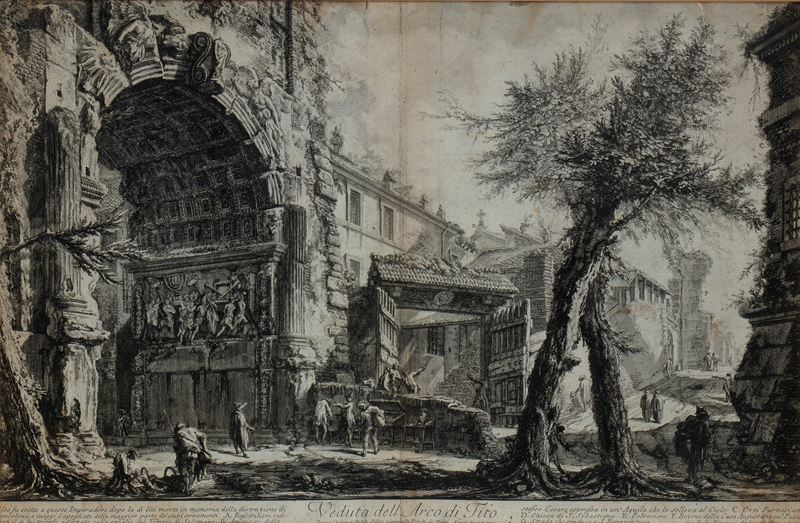 Giovanni Battista Piranesi - Veduta Dell'arco di Tito