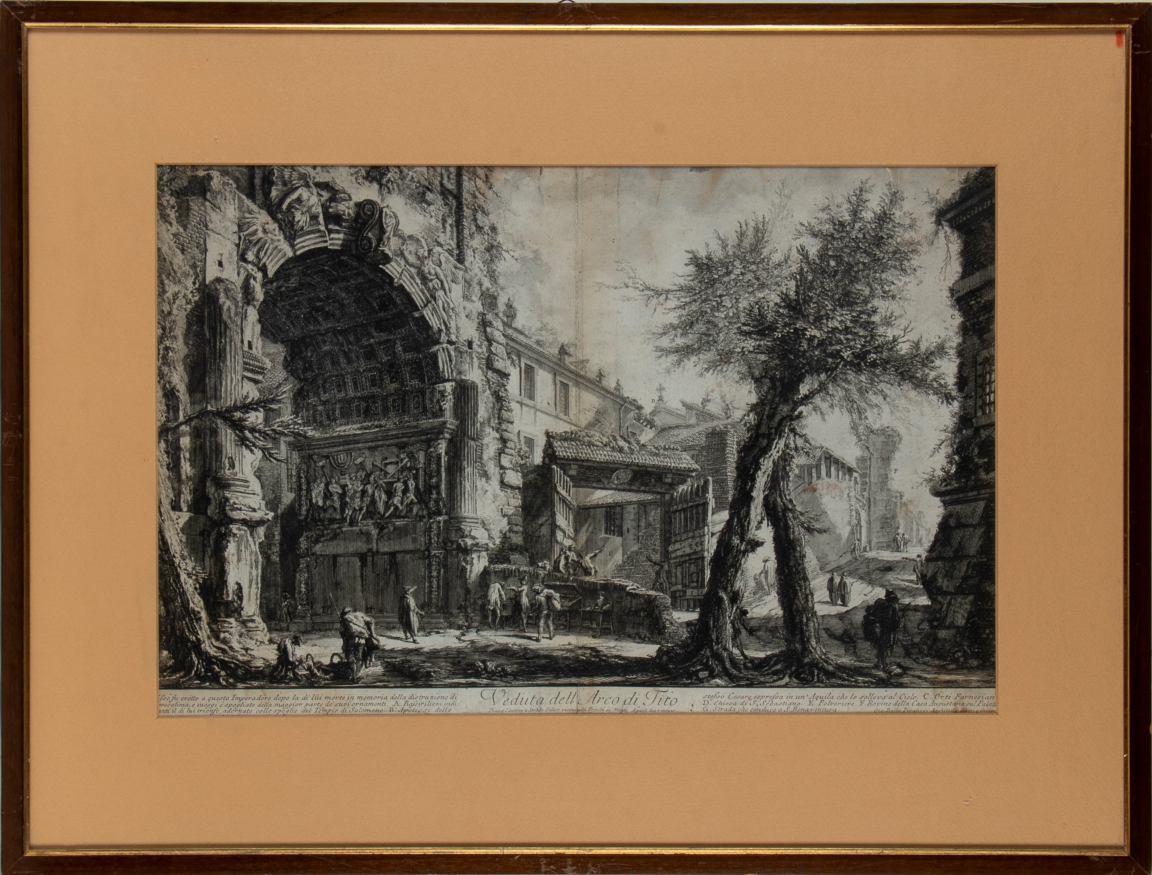 Giovanni Battista Piranesi - Veduta Dell'arco di Tito