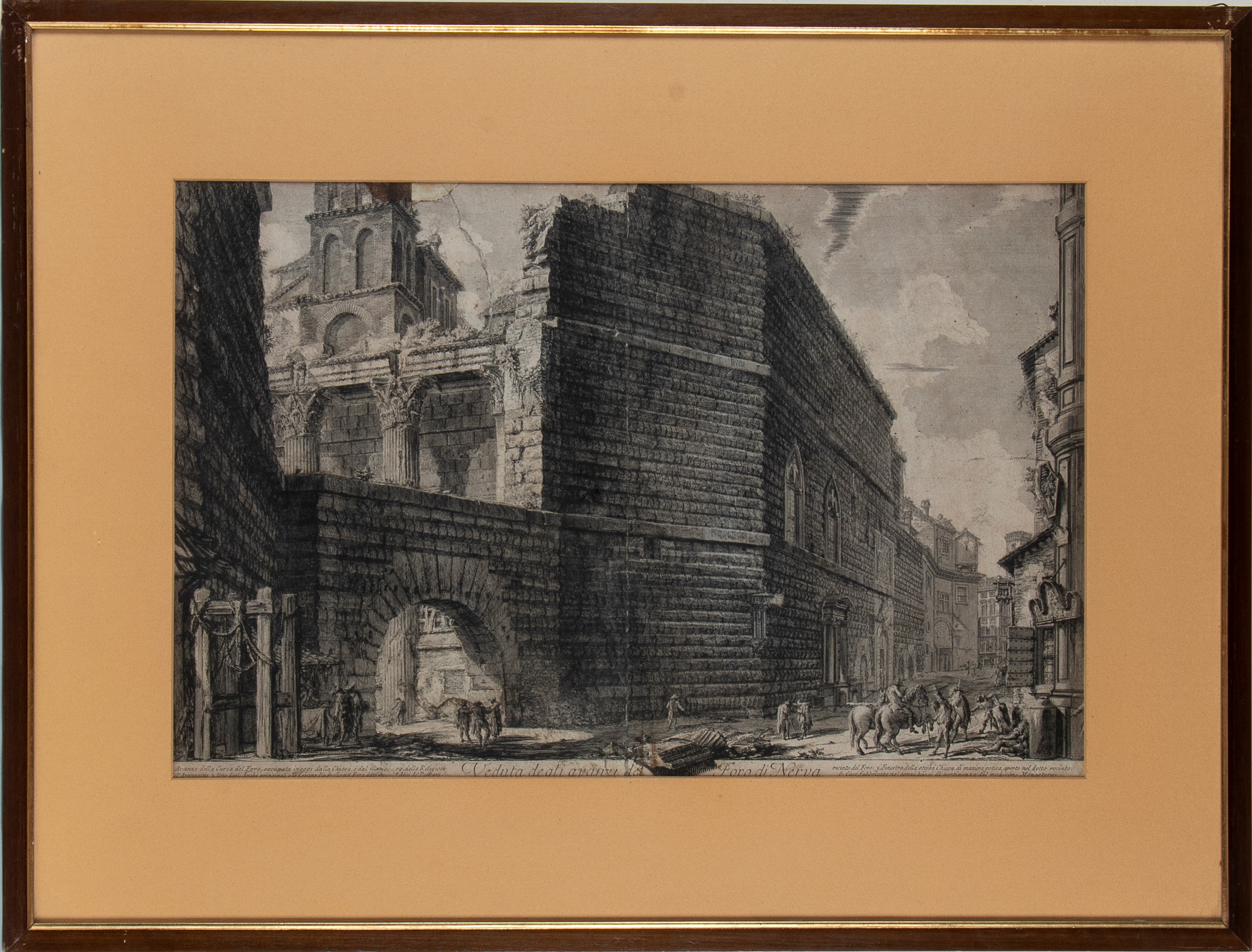 Giovanni Battista Piranesi - Veduta degli Avanzi del Foro di Nerva