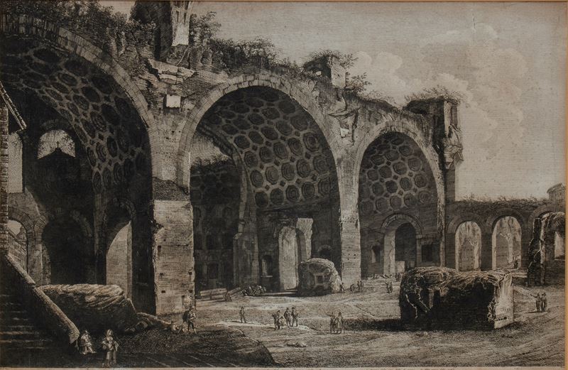 Bartolomeo Pinelli, Luigi Rossini - Veduta Generale del Gran Tempio della Pace