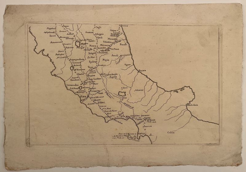 Mappa Dell'italia Centrale