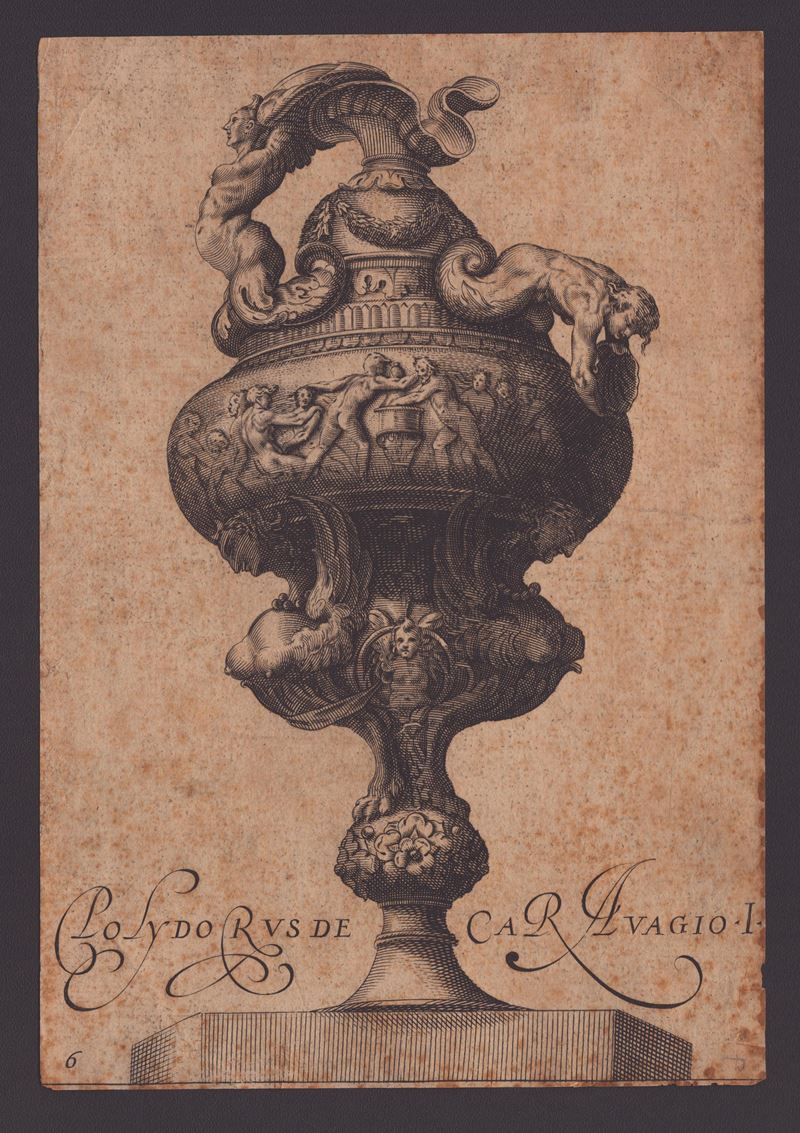 Cherubino Alberti - Coppia di Vasi Ornamentali