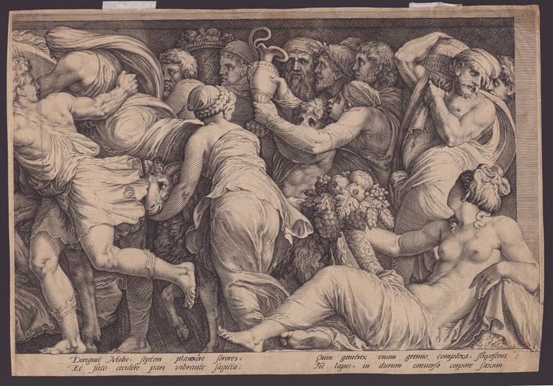 Jan Saenredam - Punizione di Niobe