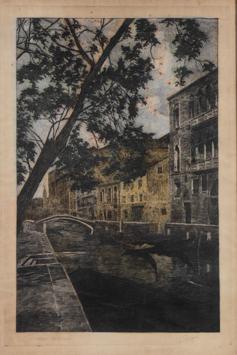 Angelo Rossini - Canale Veneziano