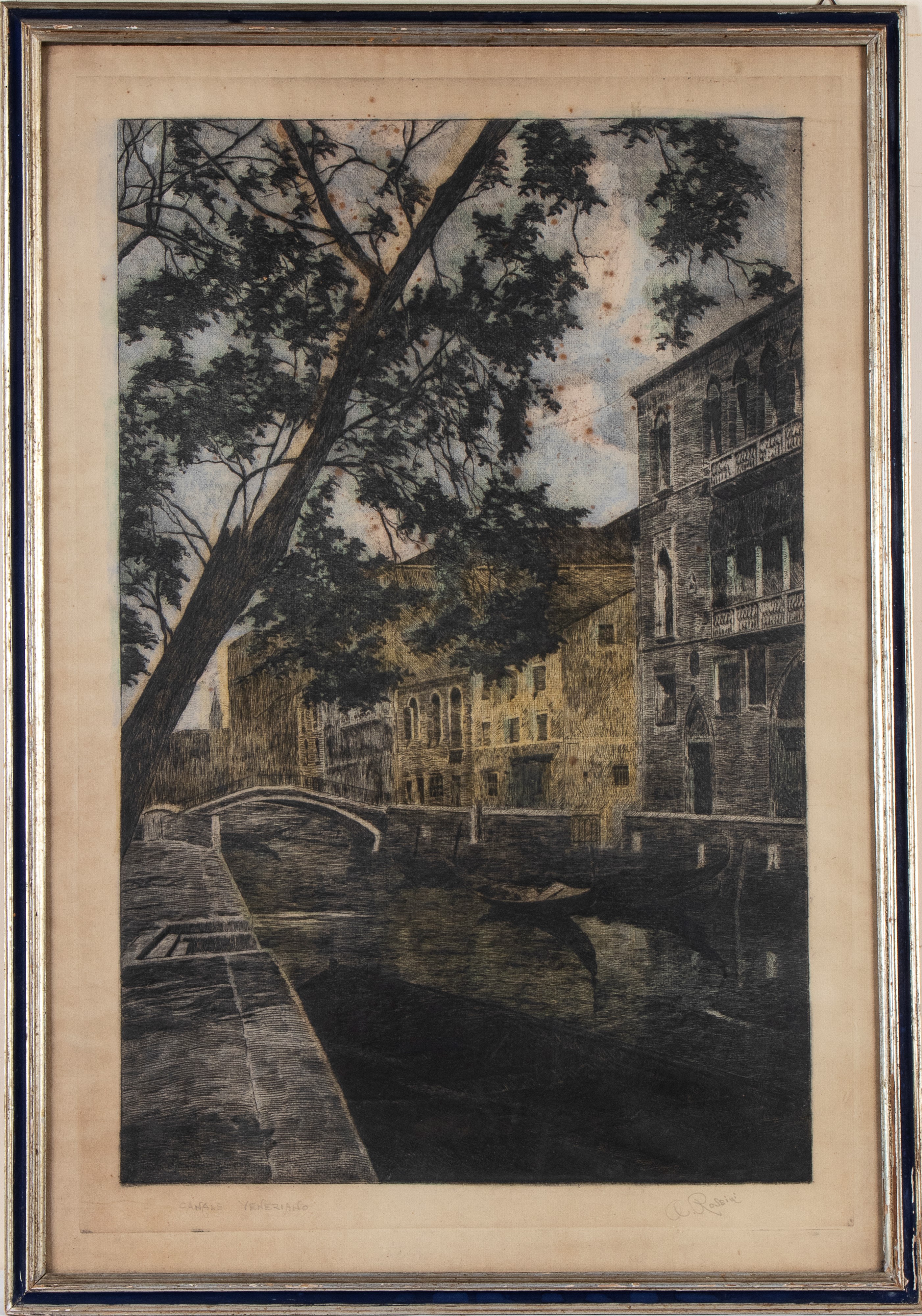 Angelo Rossini - Canale Veneziano