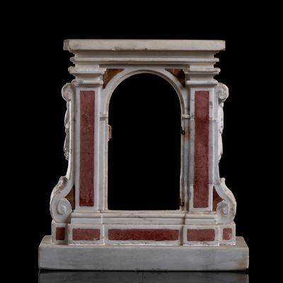 Tabernacolo Barocco Italiano in Marmo