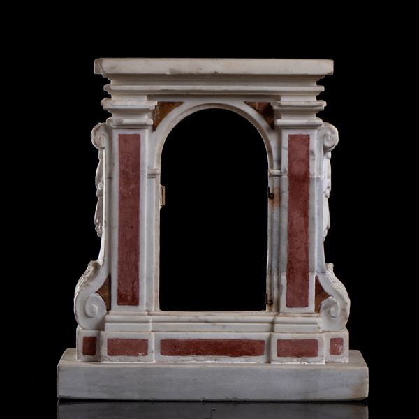 Italian Baroque marble tabernacle