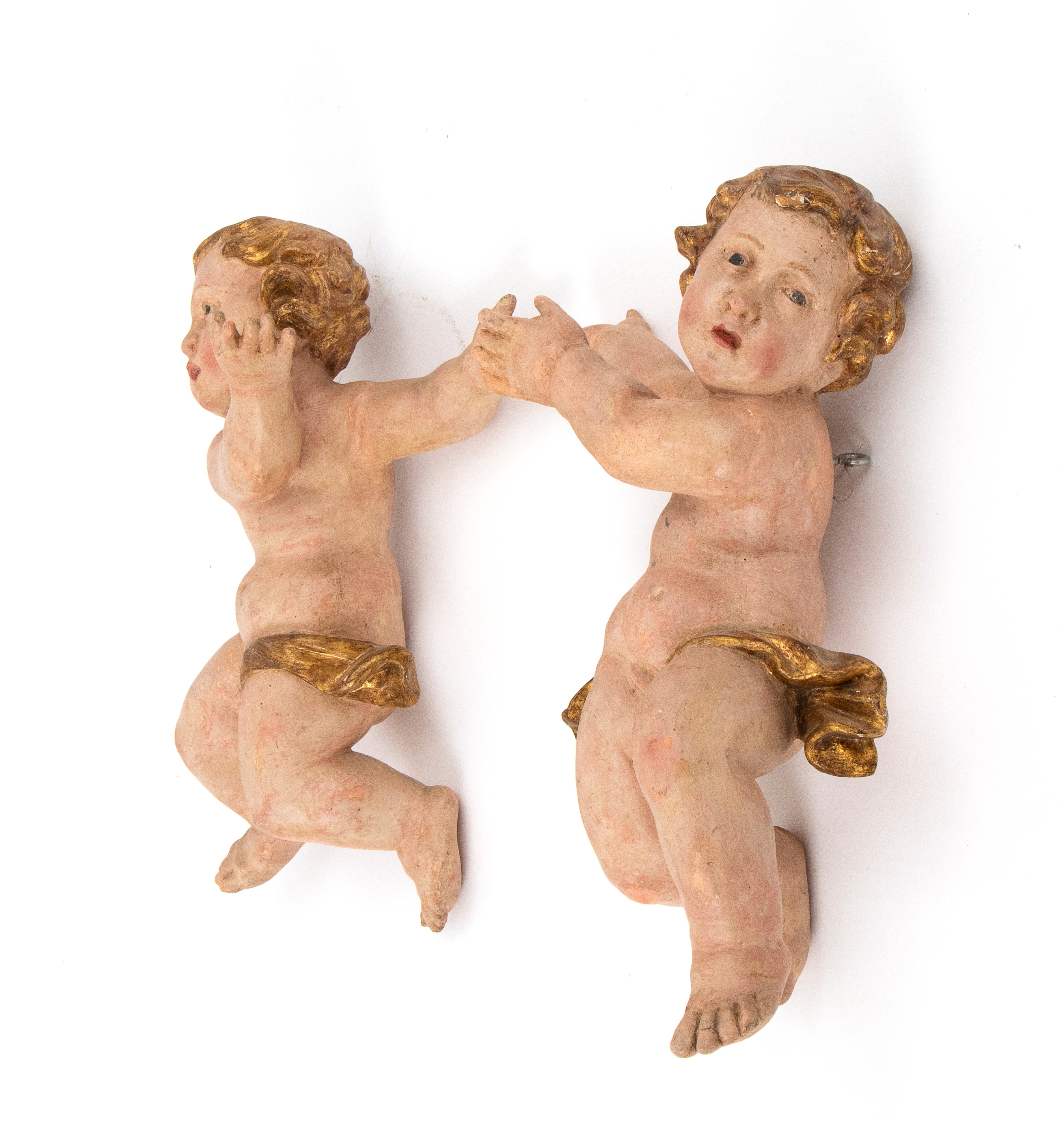 Coppia di putti italiani