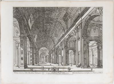 Veduta Interna della Basilica Vaticana
