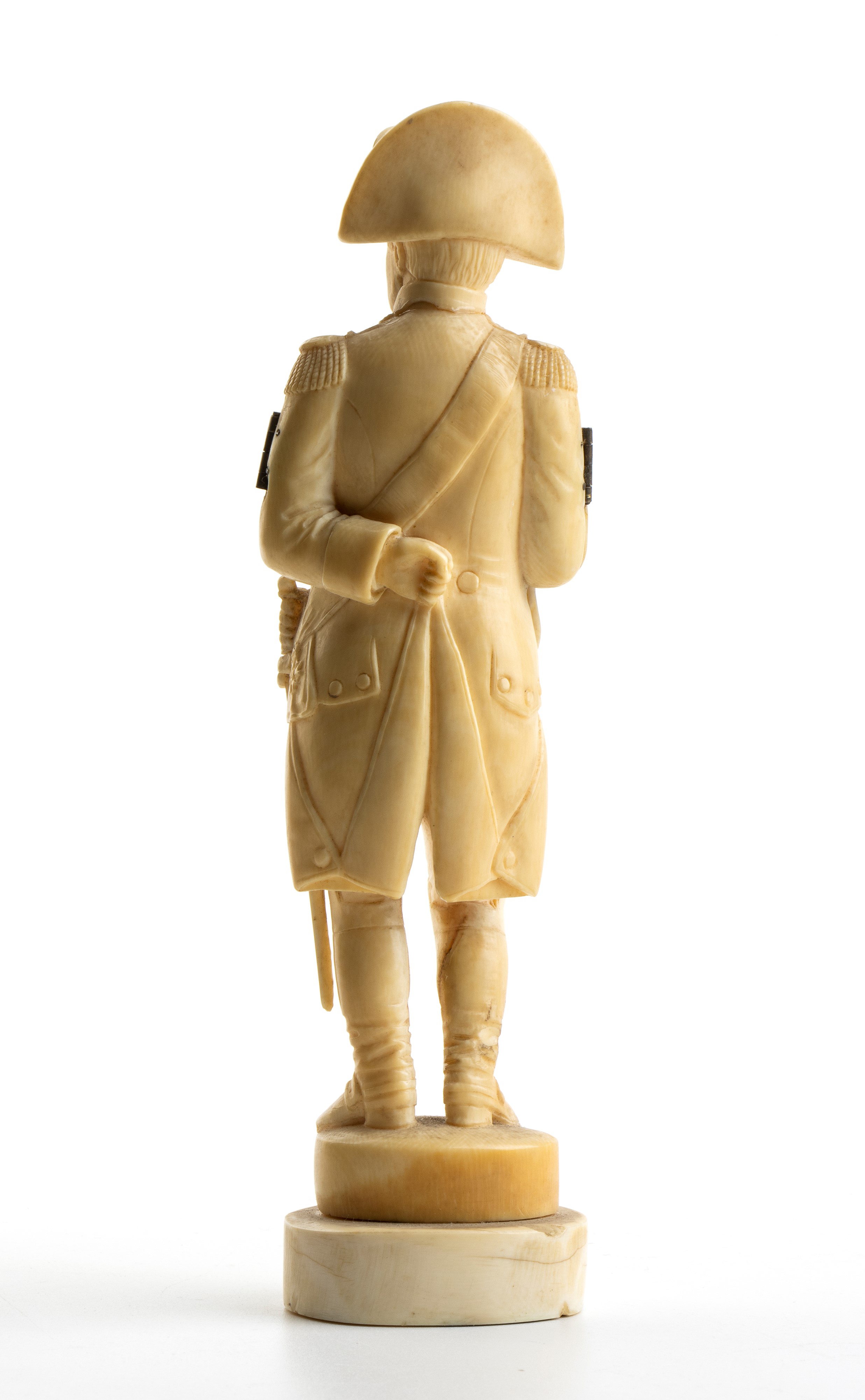 Scultura apribile in avorio, raffigurante Napoleone Bonaparte