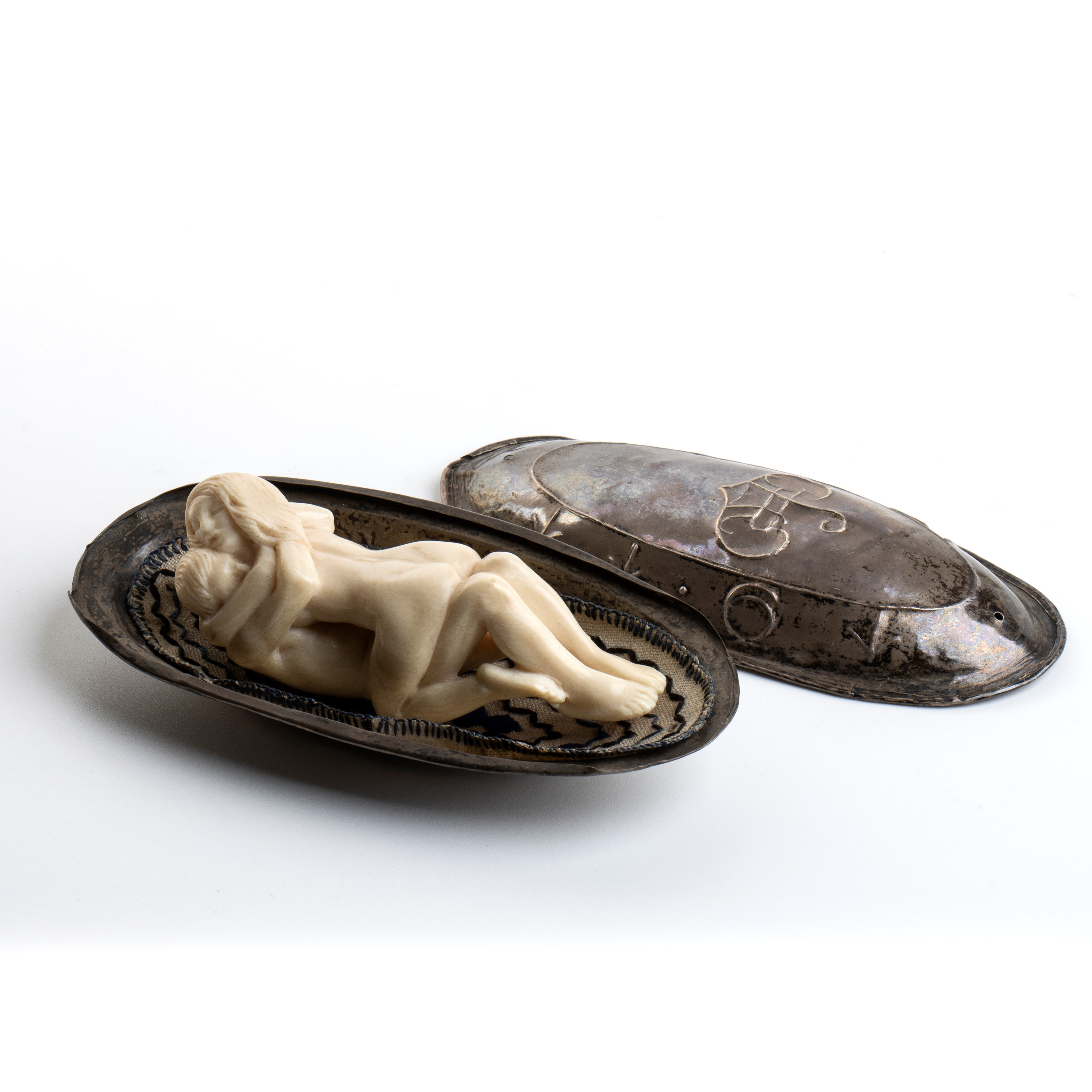 Scultura erotica in avorio di elefante, Francia, XIX secolo