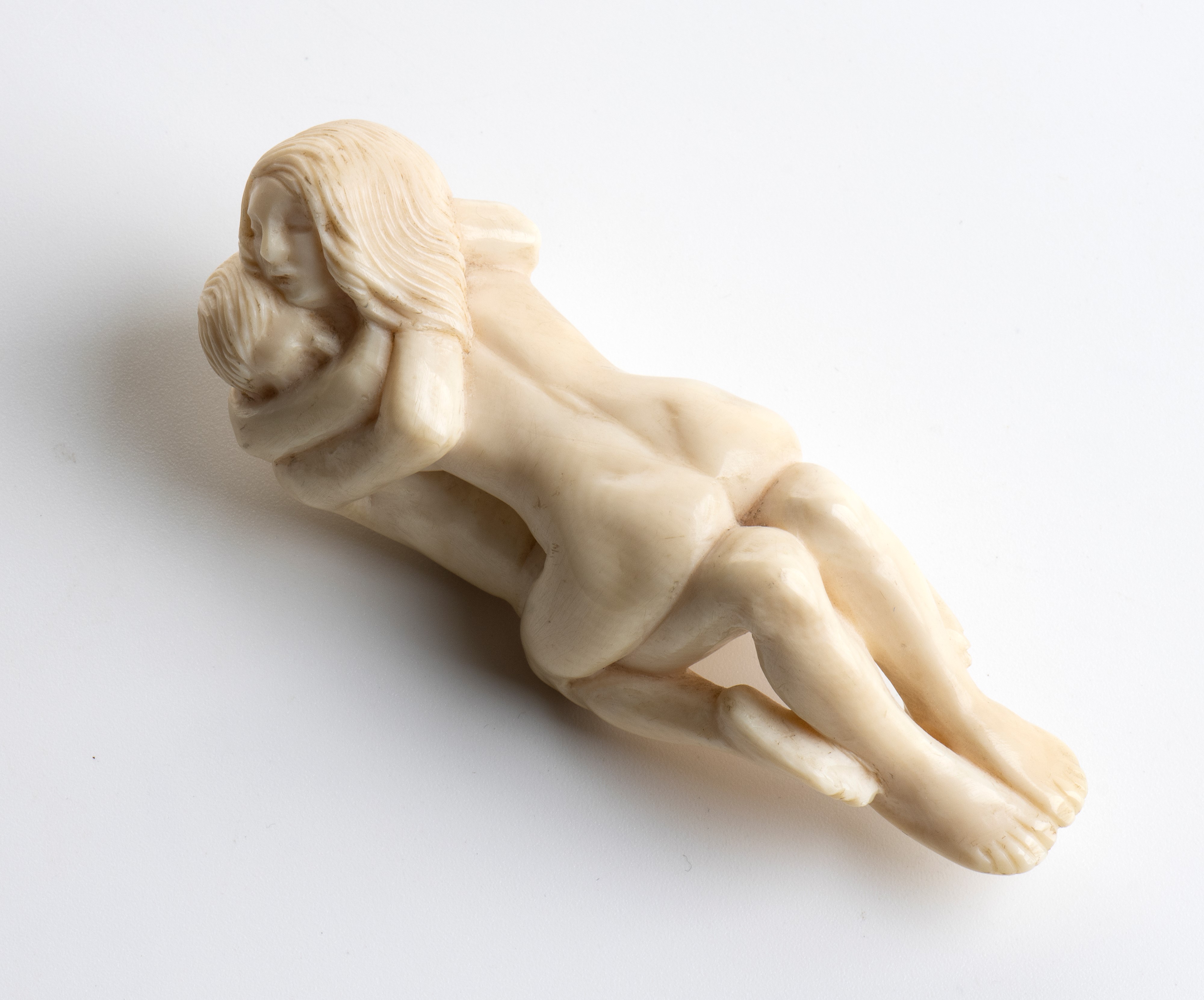 Scultura erotica in avorio di elefante, Francia, XIX secolo