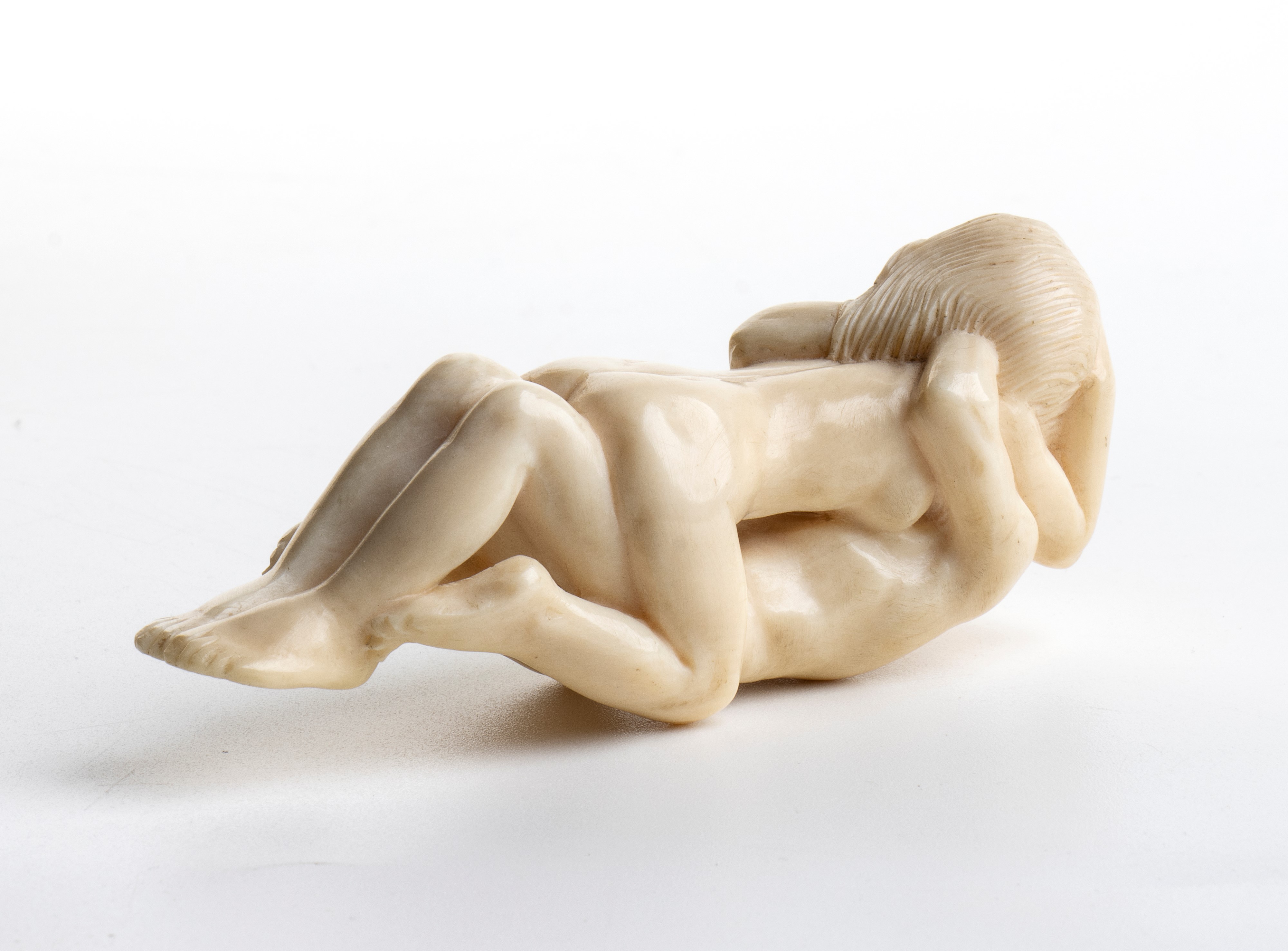 Scultura erotica in avorio di elefante, Francia, XIX secolo