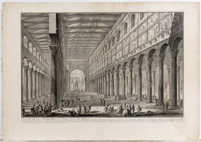 Spaccato Interno Detta Basilica di S. Paolo Fuori delle Mura