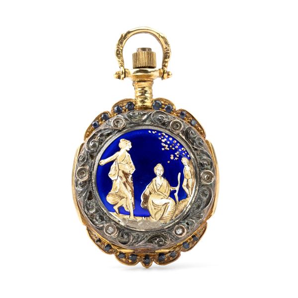 Dressler - 18K Gold pocket watch