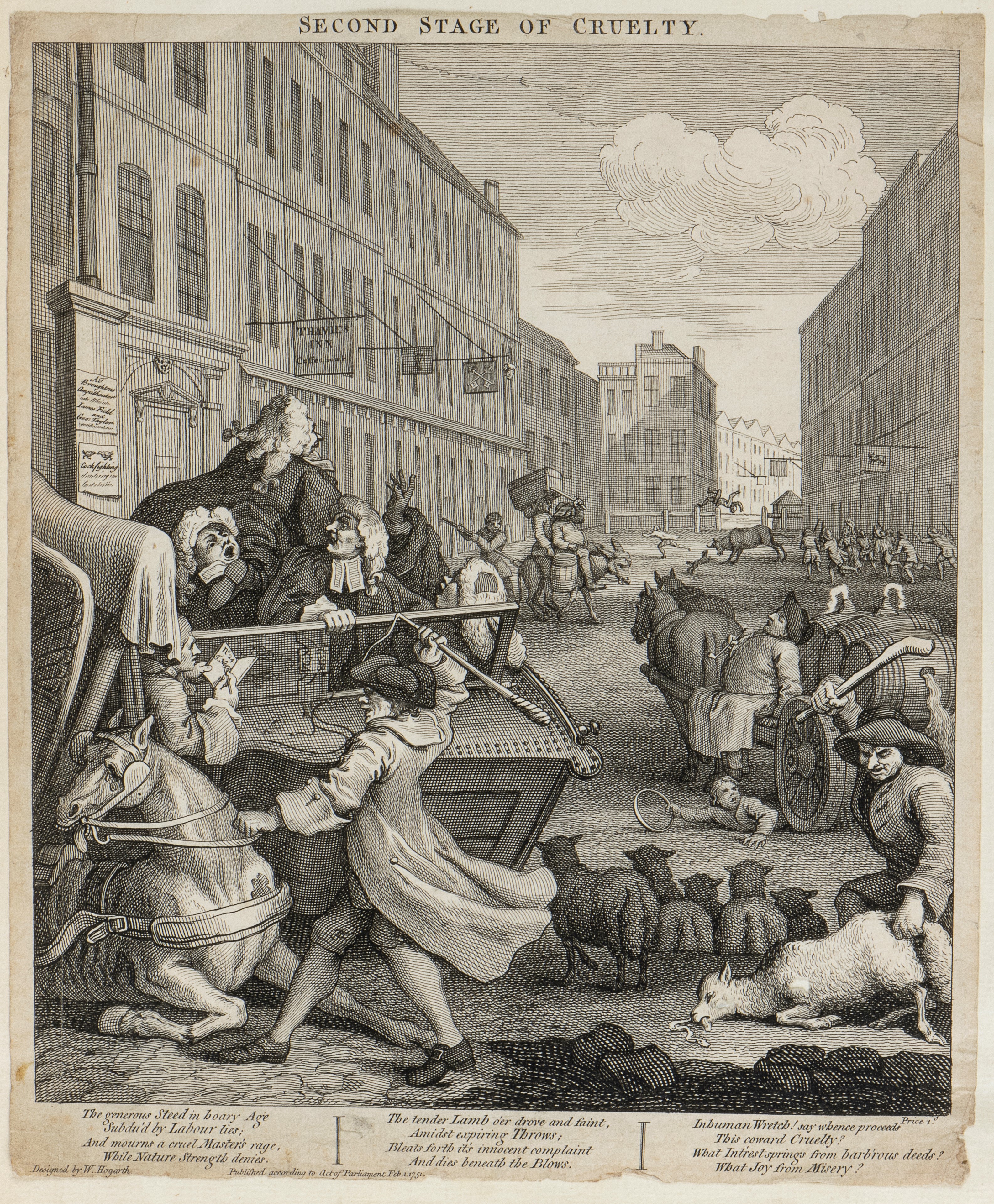 William Hogarth - Cruelty in Perfection | Second Stage Of Cruelty