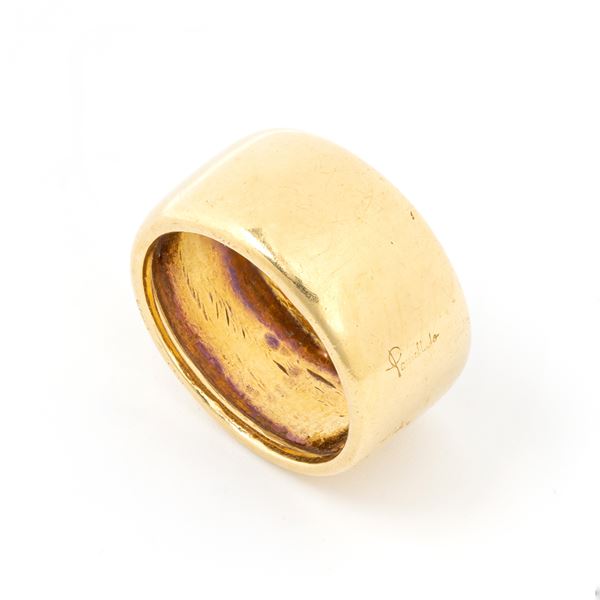 POMELLATO - Vintage gold band ring 