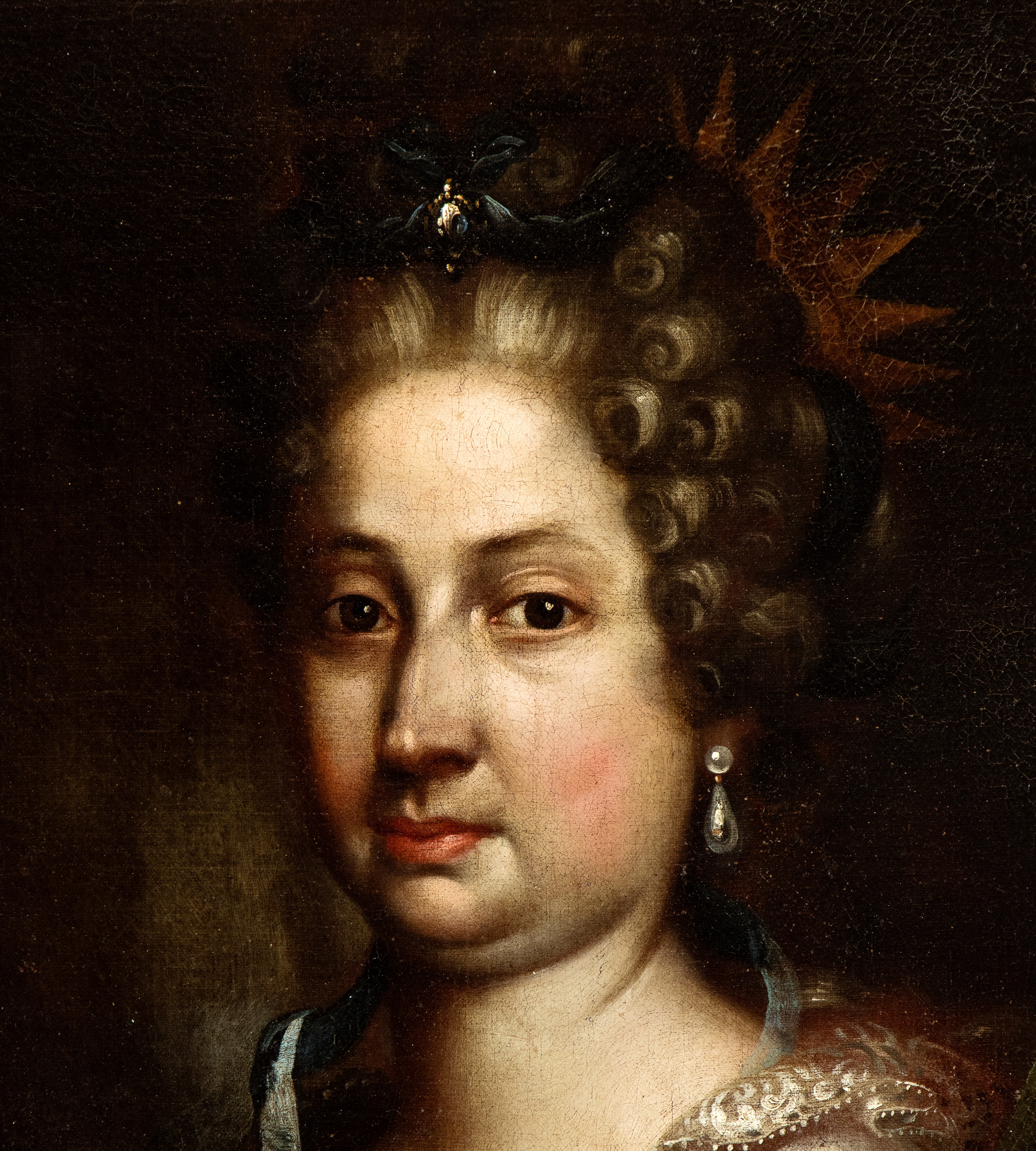 Jacob Huysmans - Ritratto di Caterina di Braganza Come Santa Caterina D’alessandria