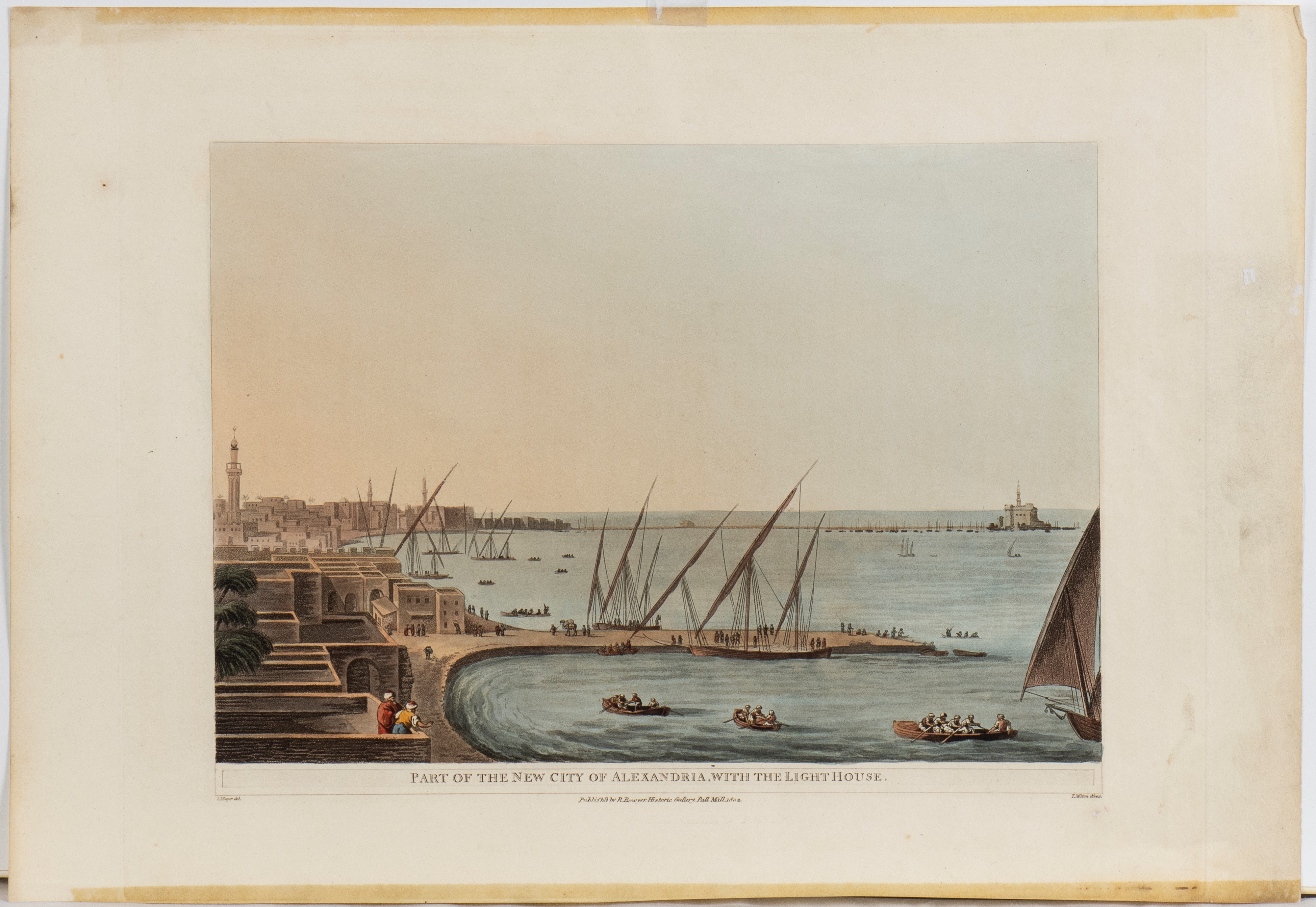 Thomas Milton - Part Of The New City Of Alexandria, With The Light House