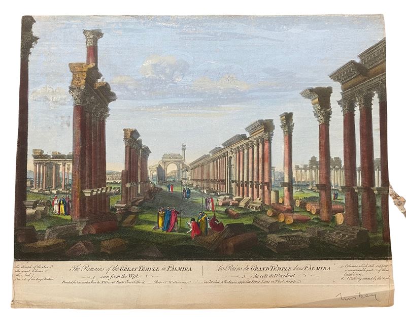 Thomas Bowles III - The Remains Of The Great Temple in Palmira Seen From The West