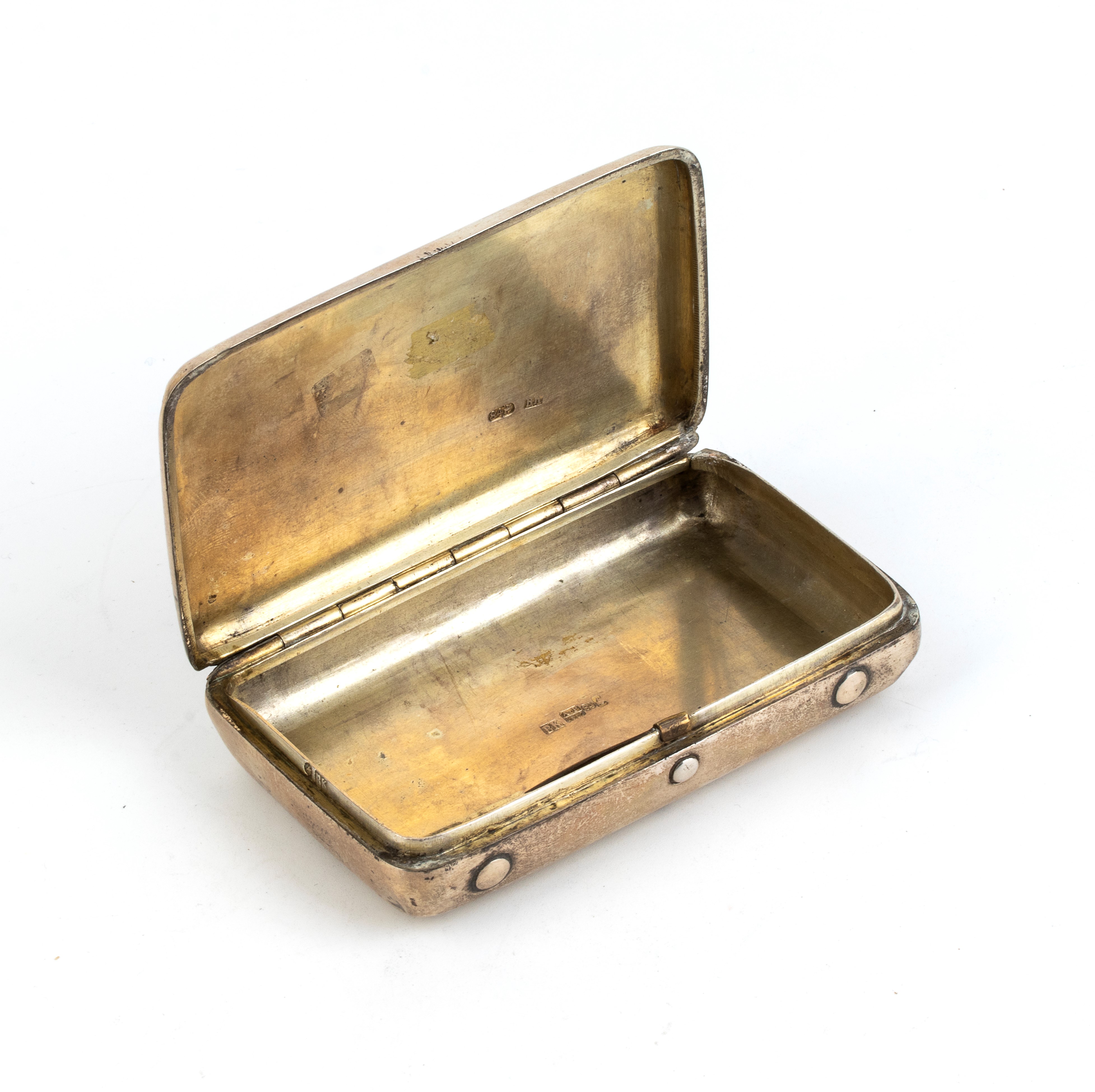 Tabacchiera russa, argento con niello (Mosca, 1880-1890)