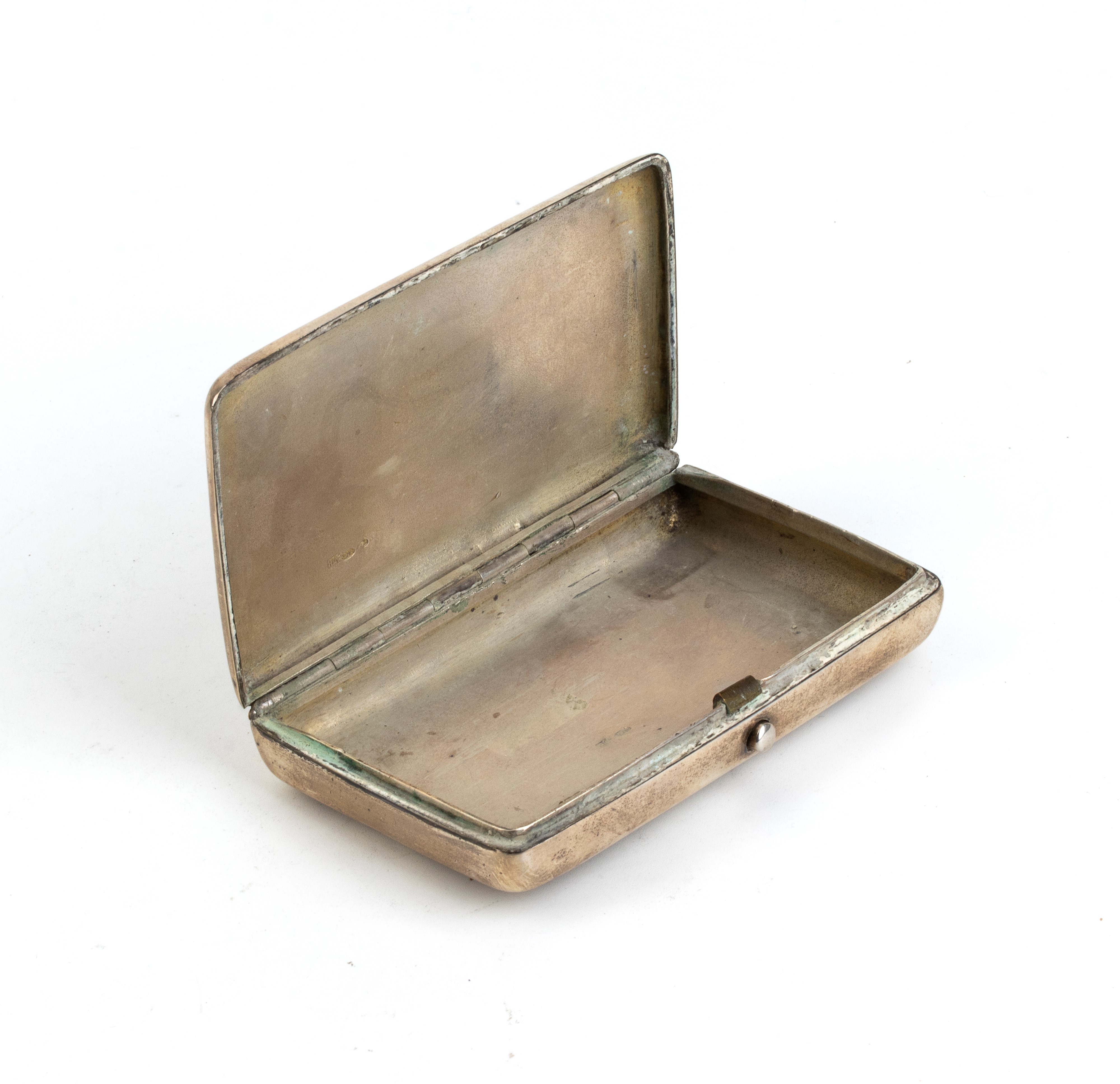 Tabacchiera russa in argento e niello, Mosca, 1899-1908