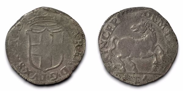 SAVOIA. Torino. Carlo Emanuele I (1580-1630). Cavallotto 1587. Mi  - Auction Modern Coins - Bertolami Fine Art - Casa d'Aste