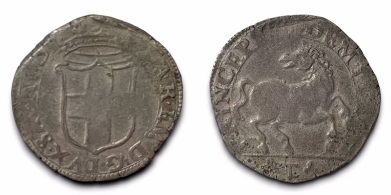 Savoia. Torino. Carlo Emanuele i (1580-1630). Cavallotto 1587. Mi