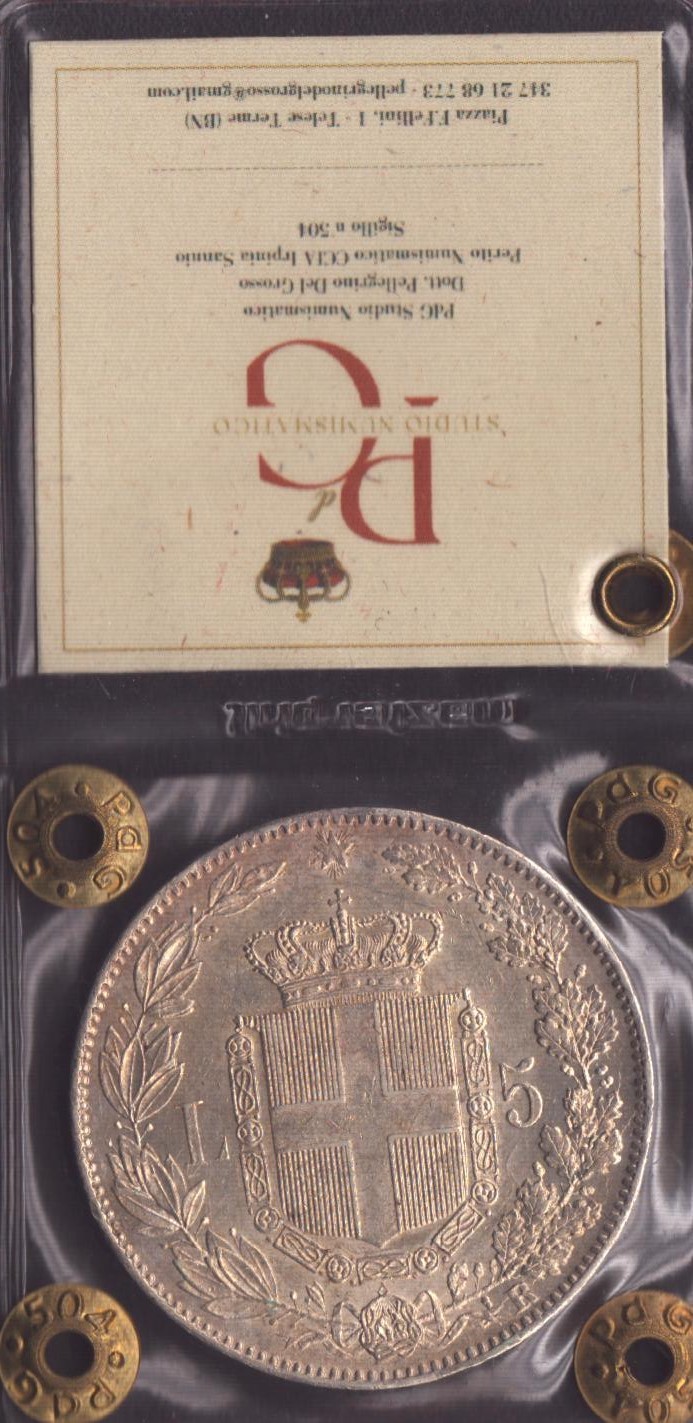 Regno D'italia. Umberto i (1878-1900). 5 Lire 1879. Ag