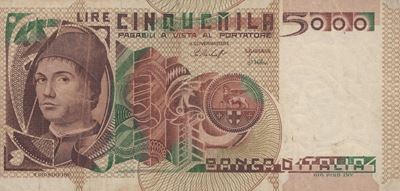 Repubblica Italiana. 5000 Lire "antonello da Messina" 09-03-1979. Tripla a