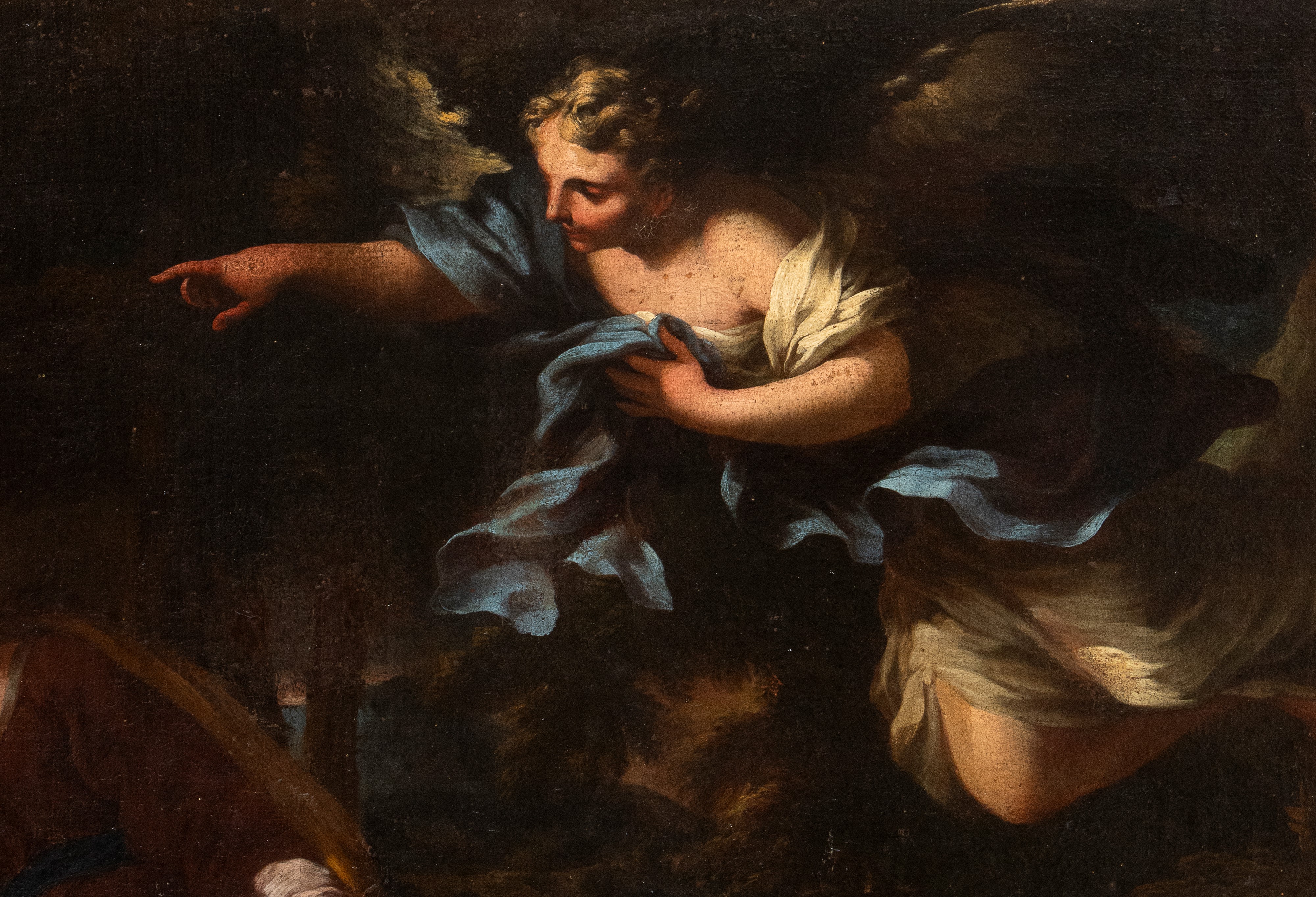 Artista Attivo a Roma, Seconda Metà XVII Secolo - Agar e L'angelo