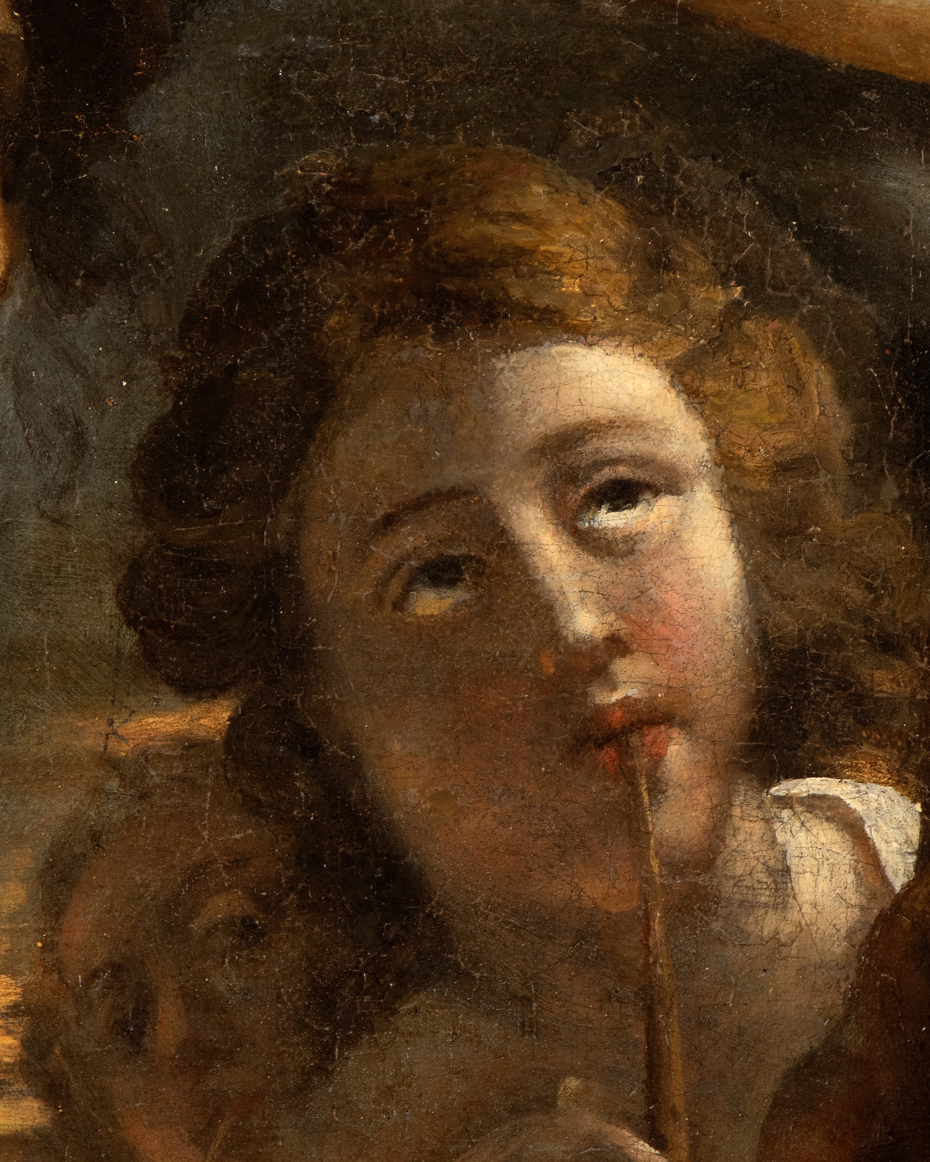 Artista Genovese, XVII Secolo - Davide con la Testa di Golia